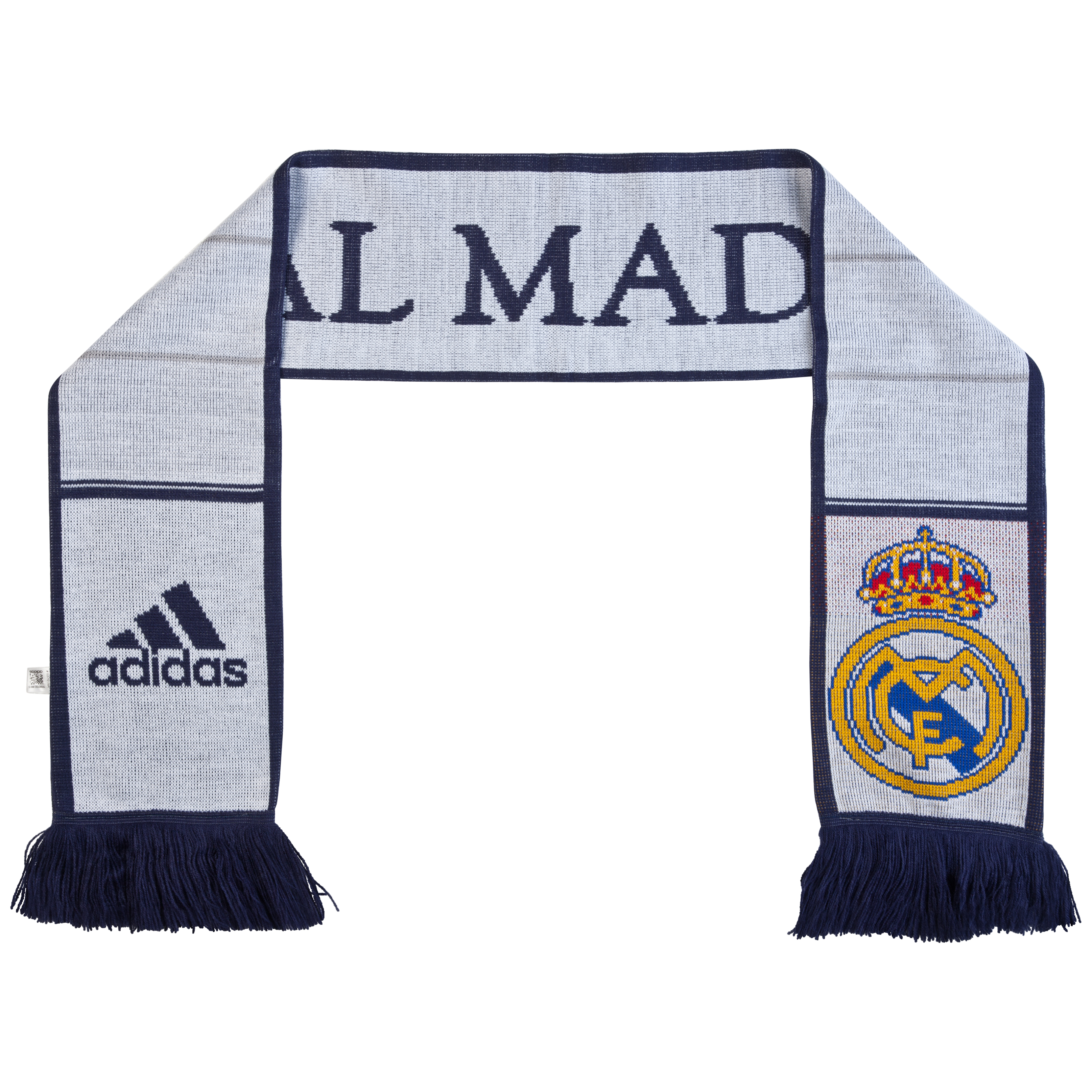 Real Madrid 3 Stripe Scarf 1 - White/Noble Ink