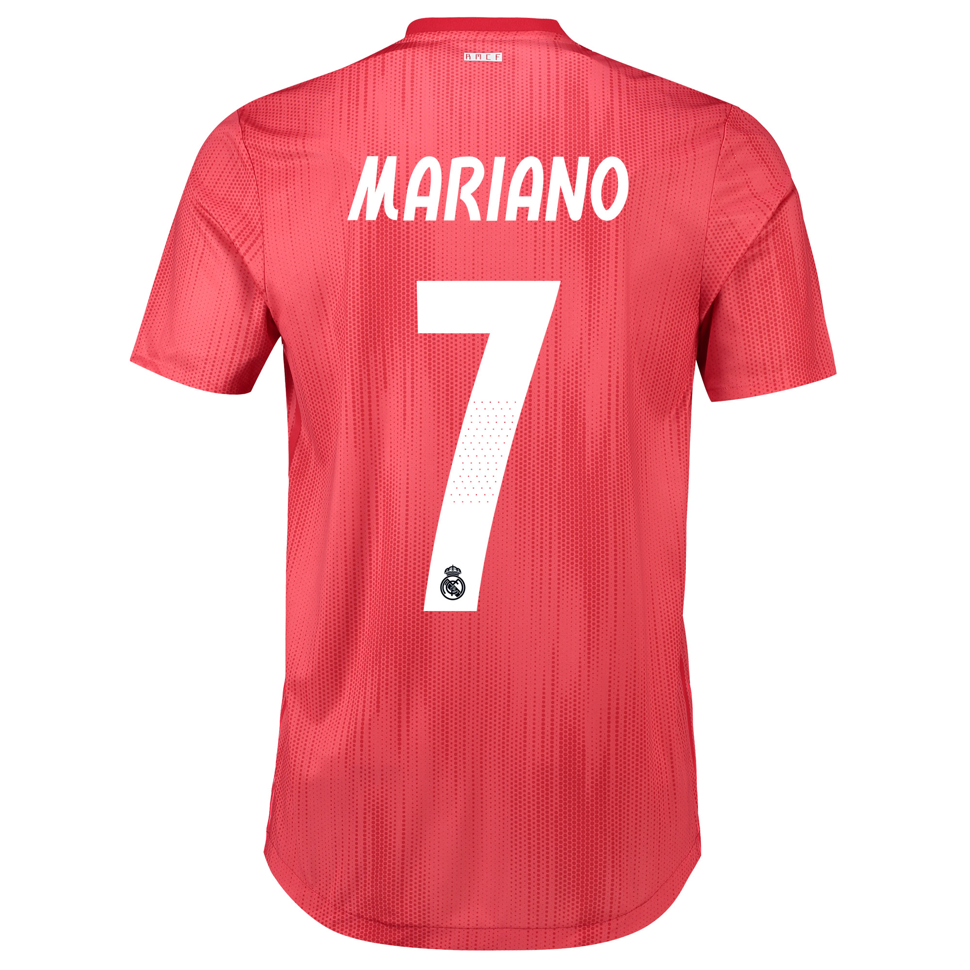 Real Madrid Third Authentic Shirt 2018-19 with Mariano 7 printing - With Exclusive Badges
