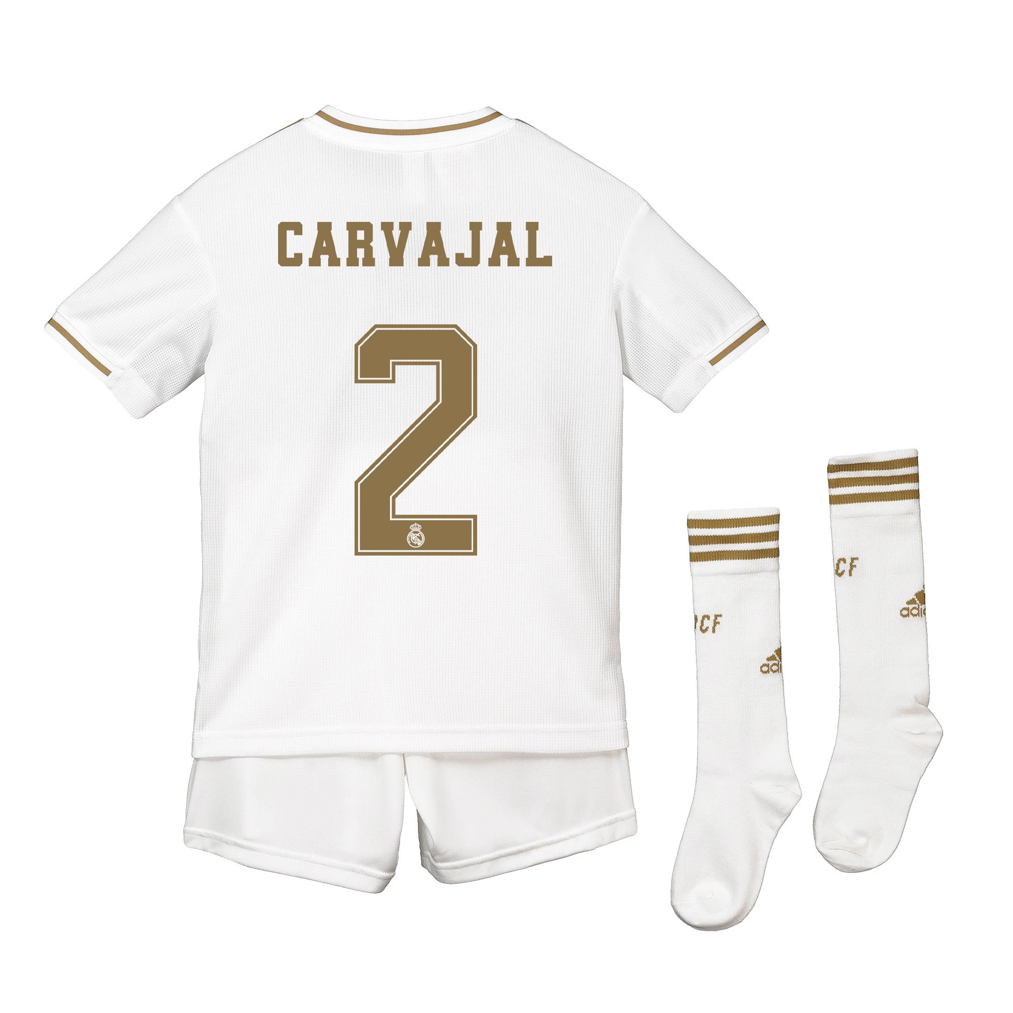 Real Madrid Real Madrid Home Kit 2019 - 20 - Kids with Carvajal 2 printing
