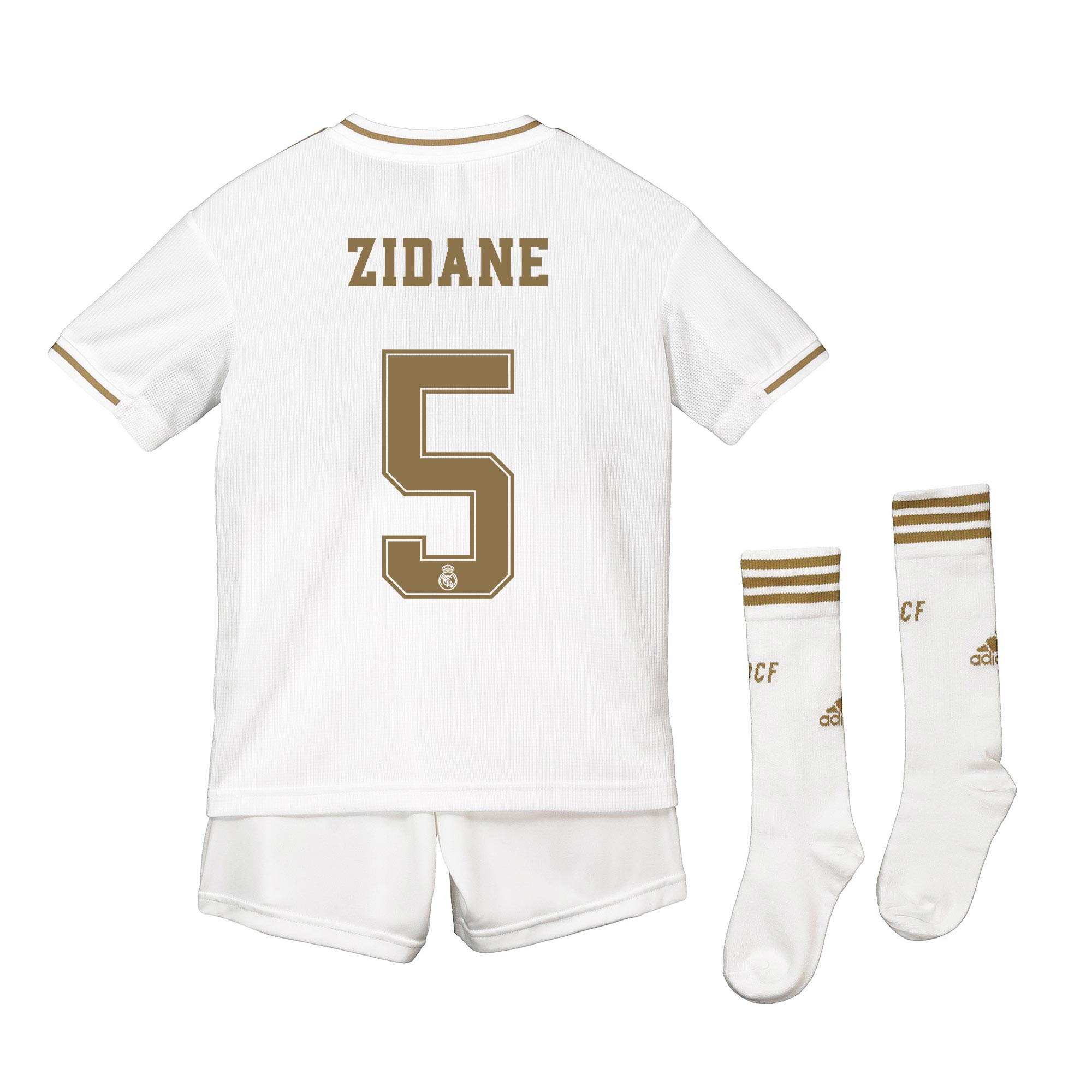 Real Madrid Real Madrid Home Kit 2019 - 20 - Kids with Zidane 5 printing