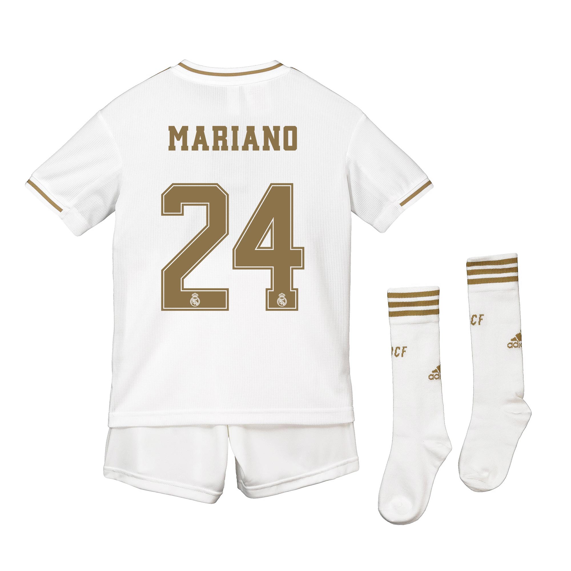 Real Madrid Real Madrid Home Kit 2019 - 20 - Kids with Mariano 24 printing