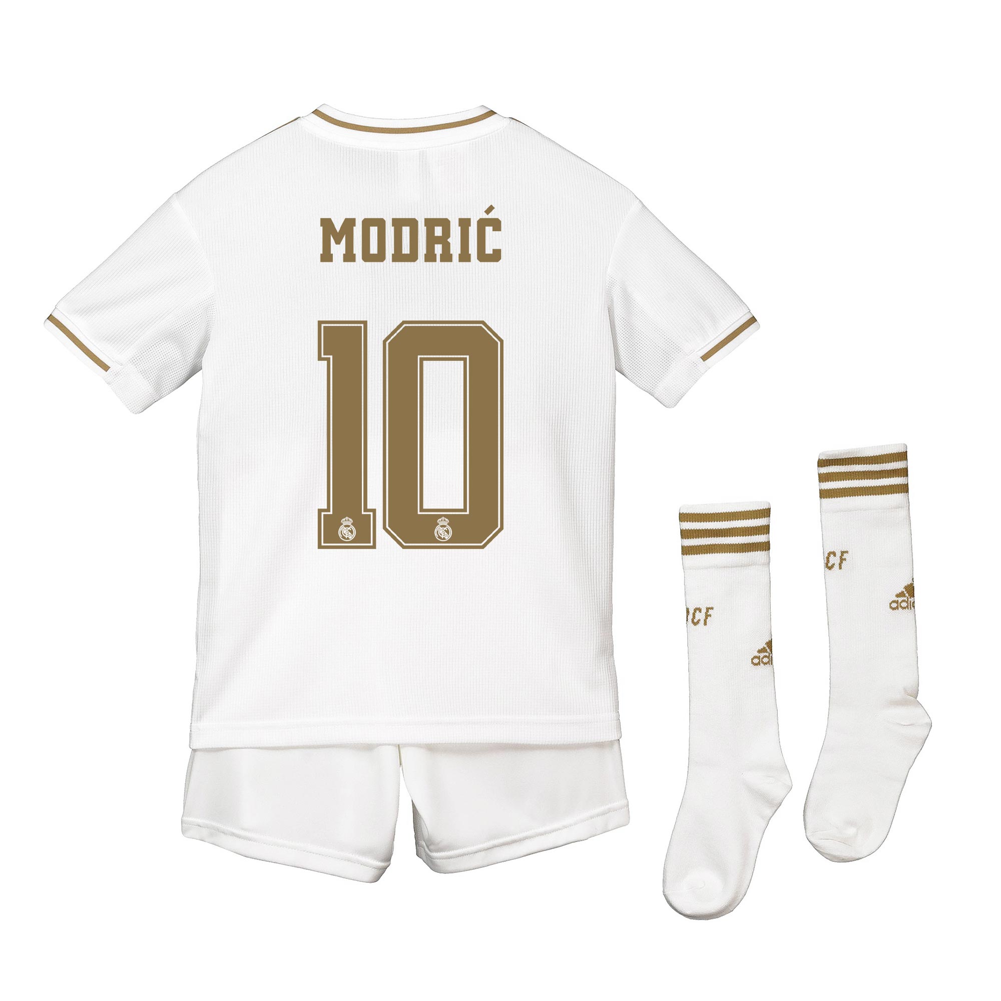 Real Madrid Real Madrid Home Kit 2019 - 20 - Kids with Modric 10 printing