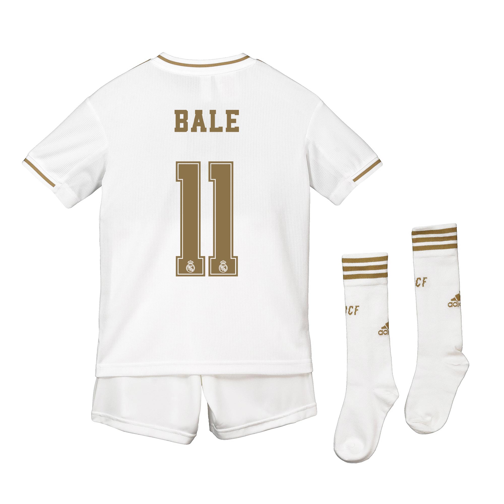 Real Madrid Real Madrid Home Kit 2019 - 20 - Kids with Bale 11 printing