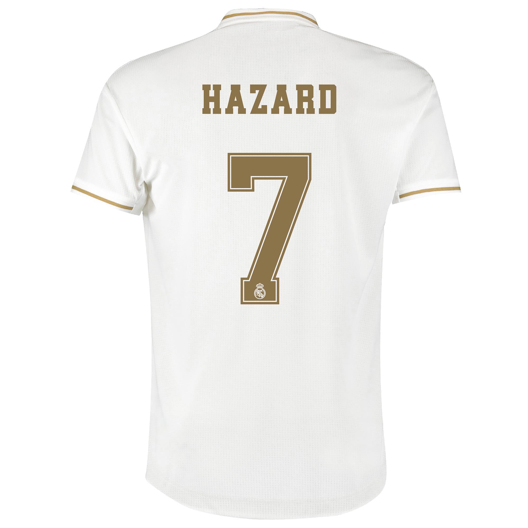 Real Madrid Home Authentic Shirt 2019-20 with Hazard 7 printing