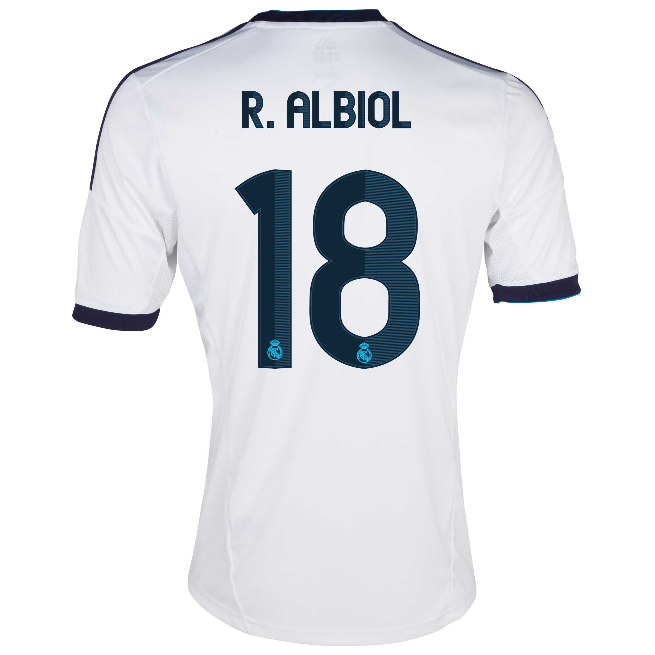 Camiseta 1ª equipación del Real Madrid 2012/13 Cadete con Albiol 18
