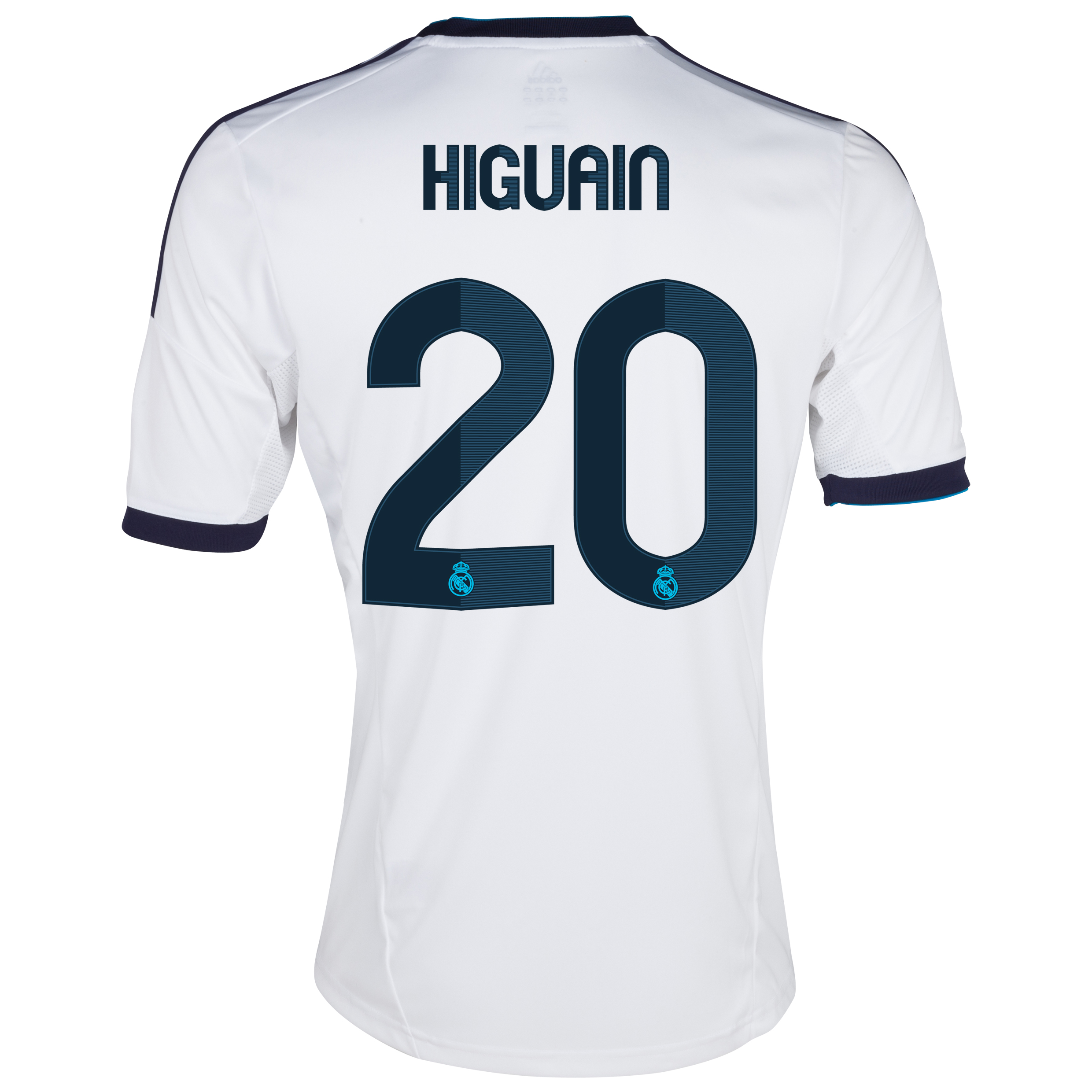 Camiseta 1ª equipación del Real Madrid 2012/13 Cadete con Higuaín 20
