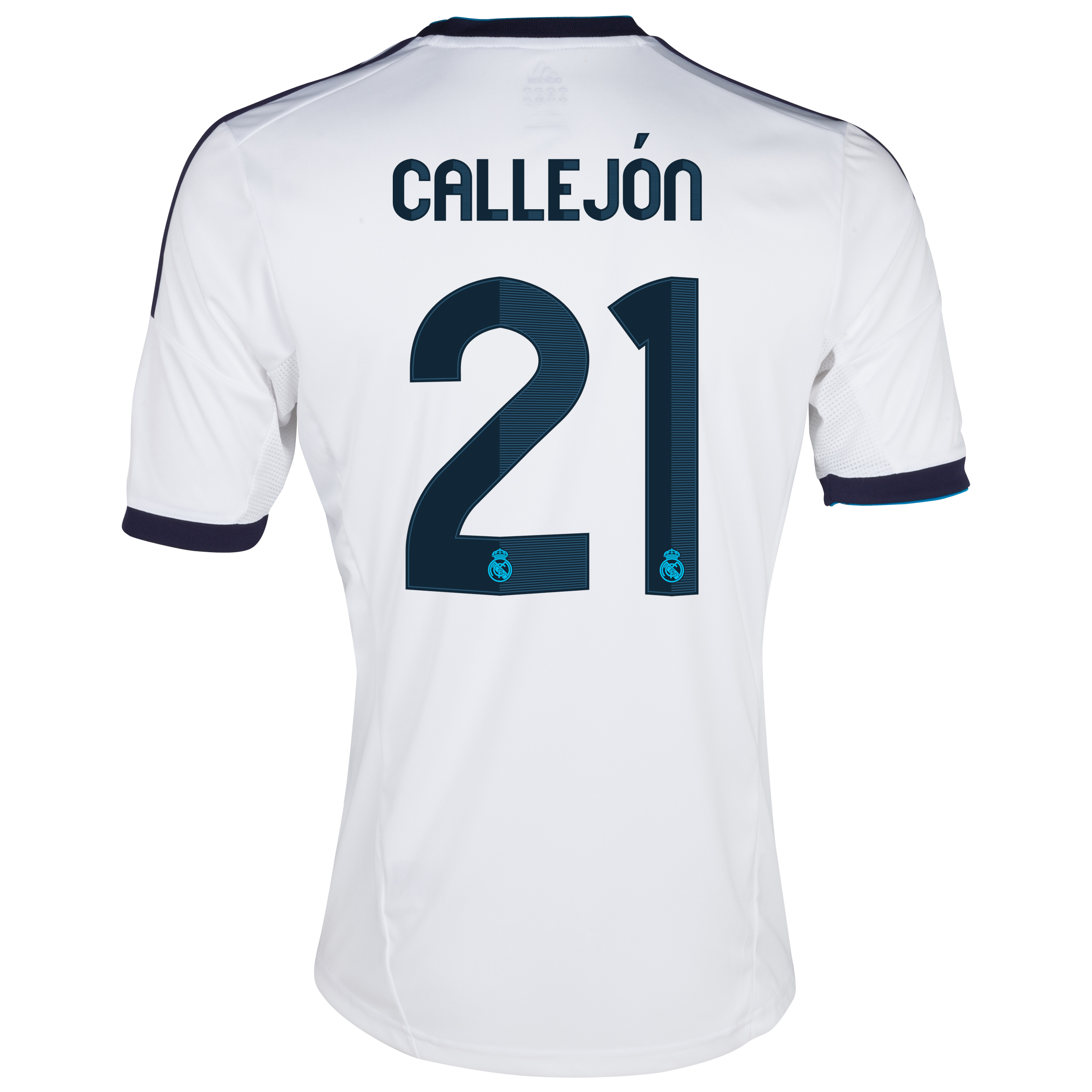 Camiseta 1ª equipación del Real Madrid 2012/13 Cadete con Callejón 21