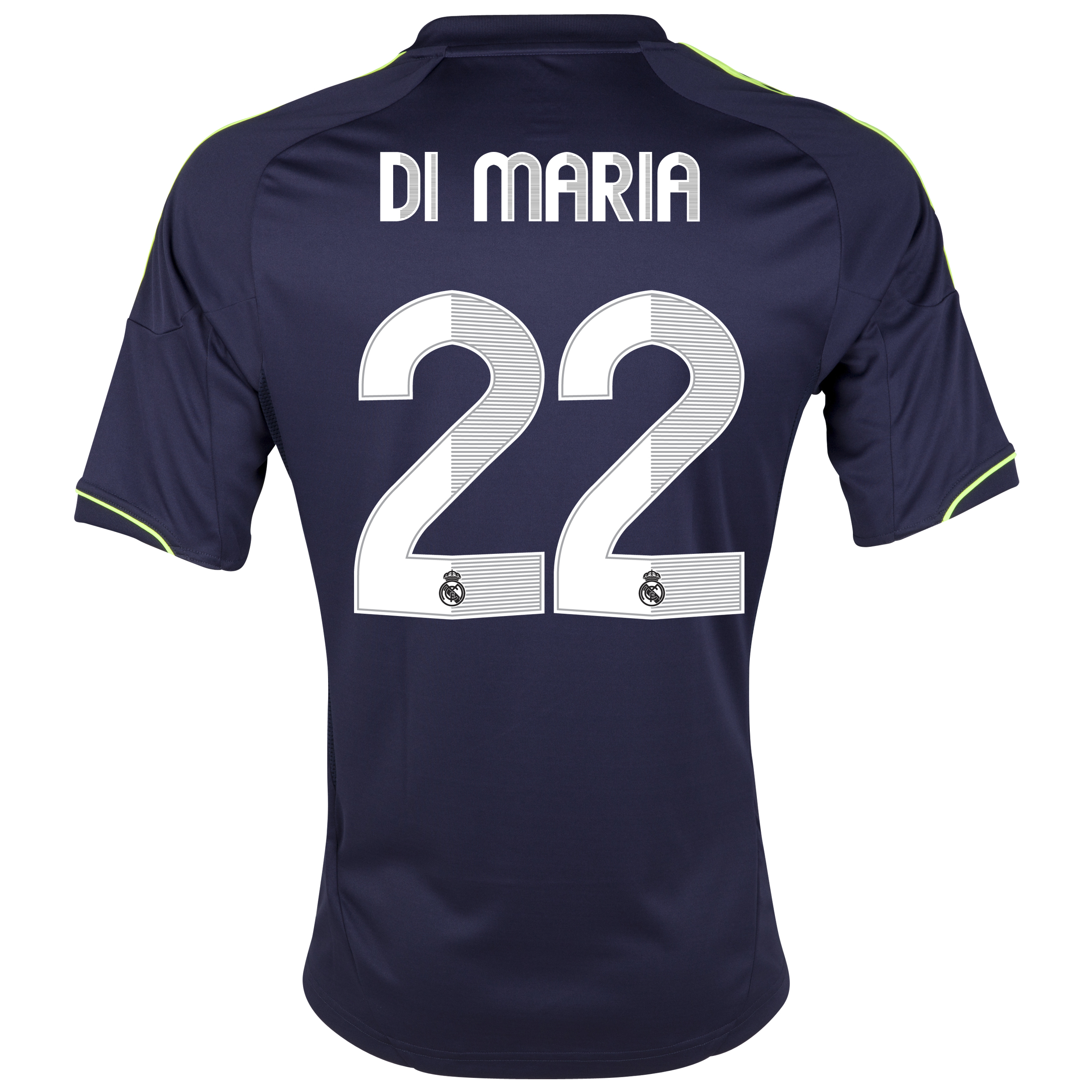 Camiseta visitante Real Madrid 2012/13 con impresión 22 Di María - Niño