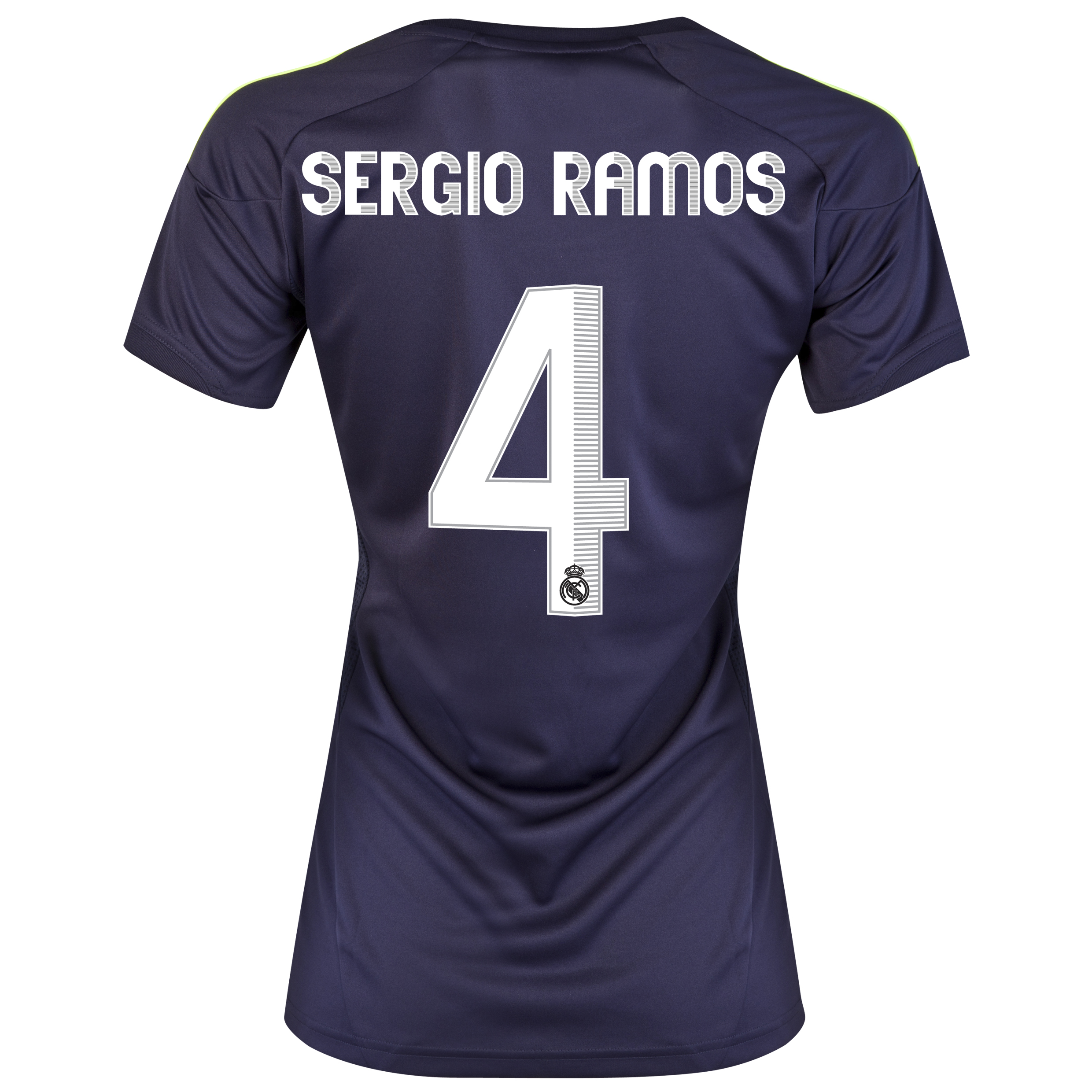 Real Madrid Away Shirt 2012/13 - Womens with Sergio Ramos 4 printing