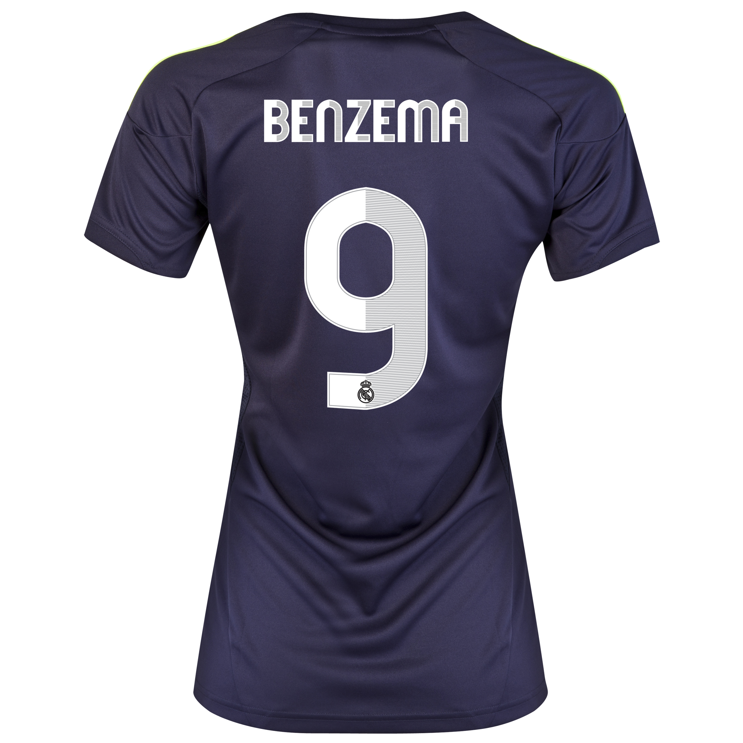Real Madrid Away Shirt 2012/13 - Womens with Benzema 9 printing