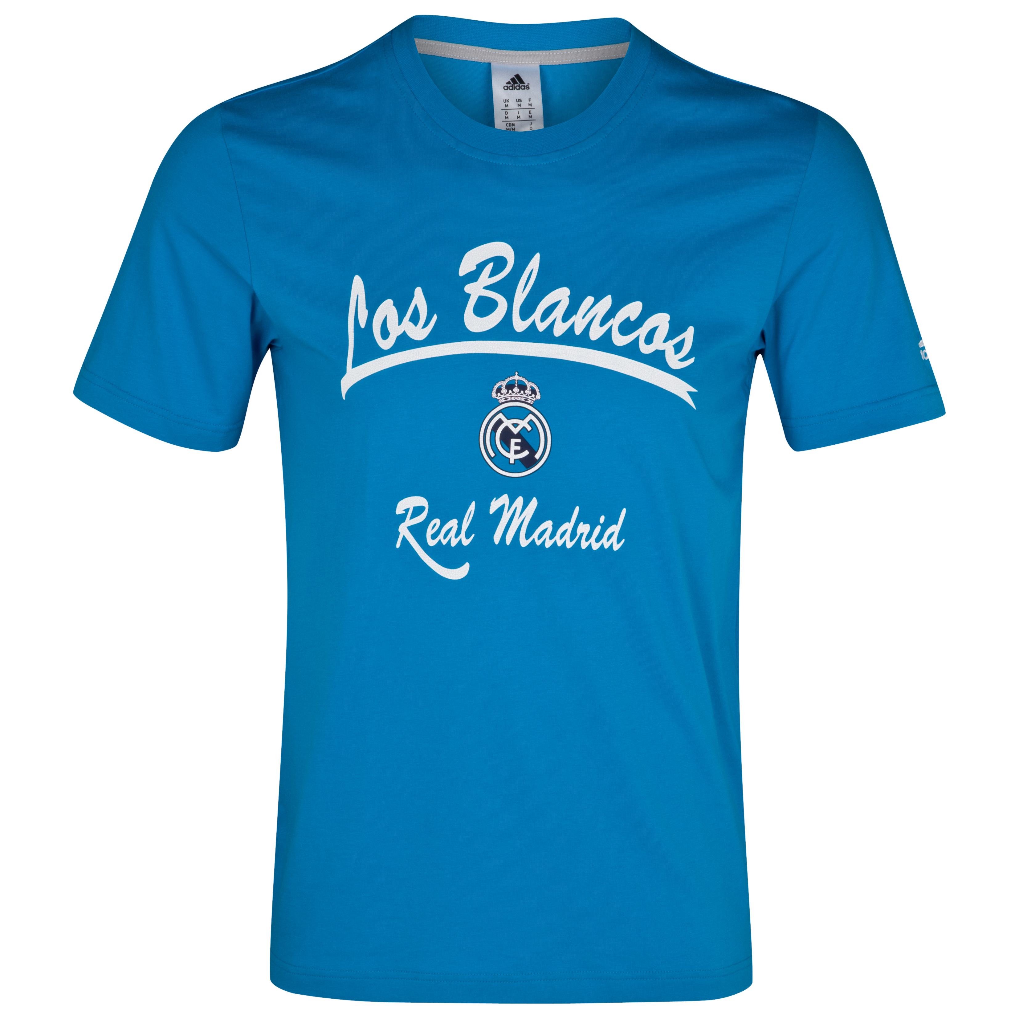 Camiseta gráfico Real Madrid - Turquesa/blanco