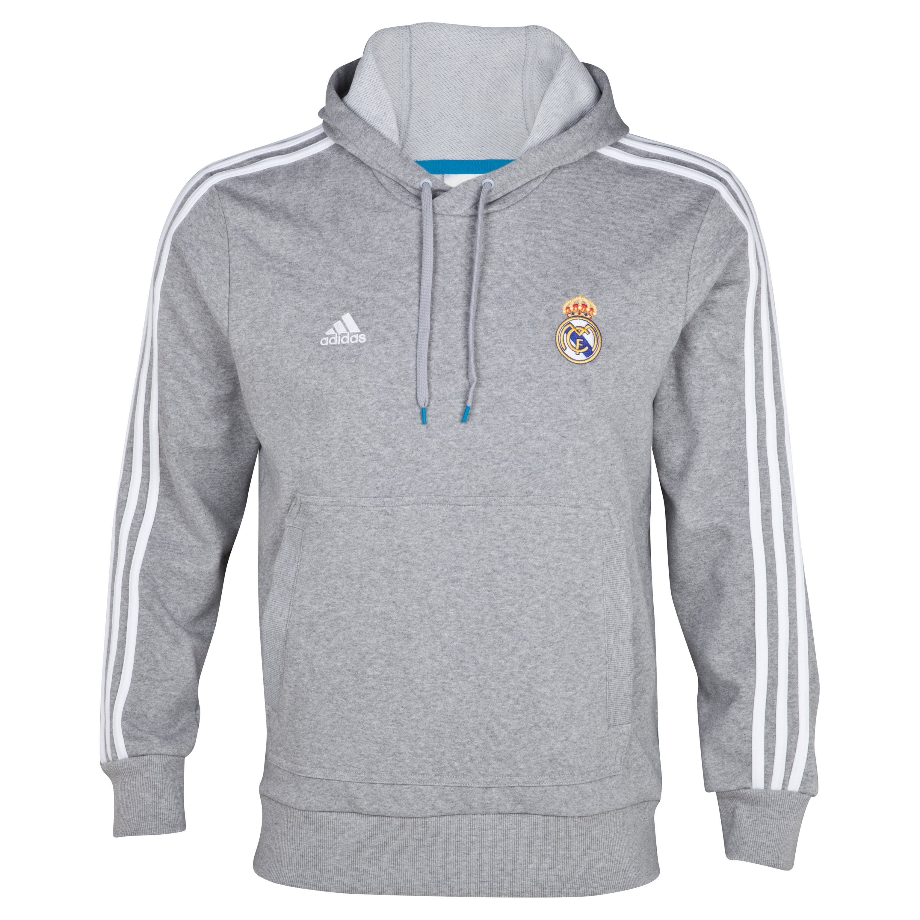 Sudadera con capucha Core Real Madrid - Mezclilla gris intermedio/blanco