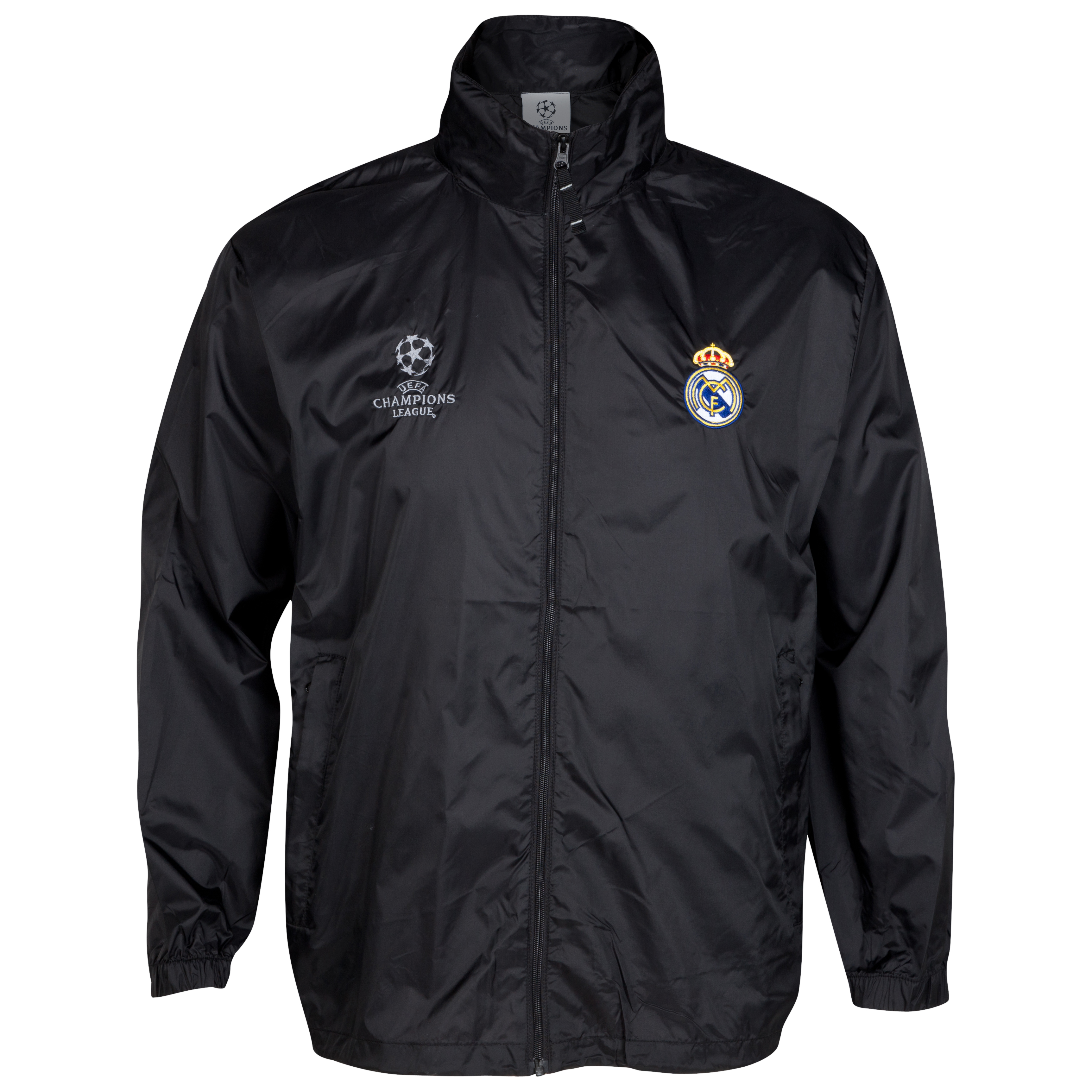 Anorak bordado UEFA Champions League Real Madrid - Negro