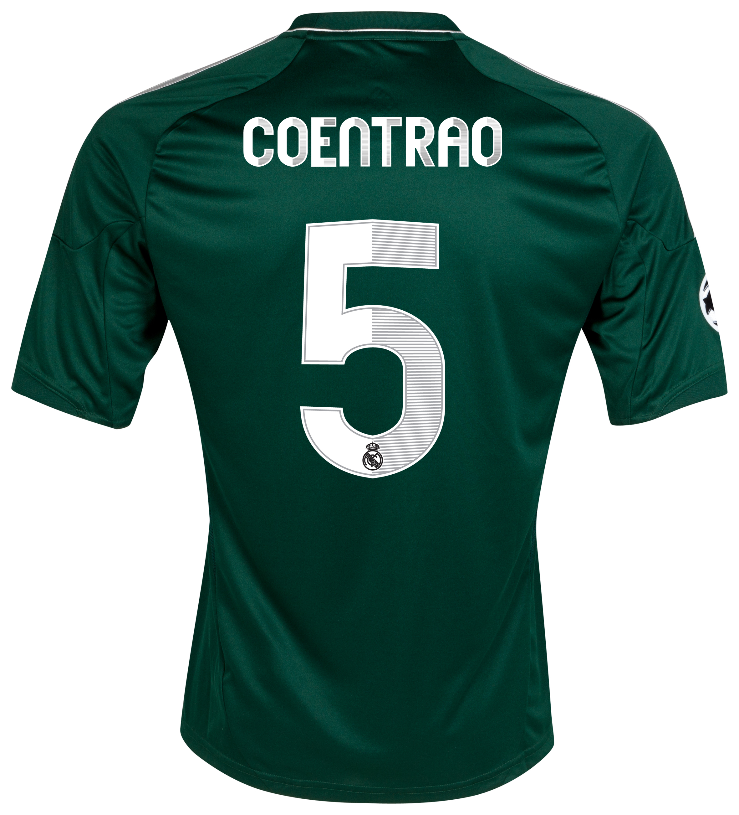 Camiseta tercera equipación UEFA Champions League Real Madrid 2012/13 con impresión 5 Coentrão - Joven