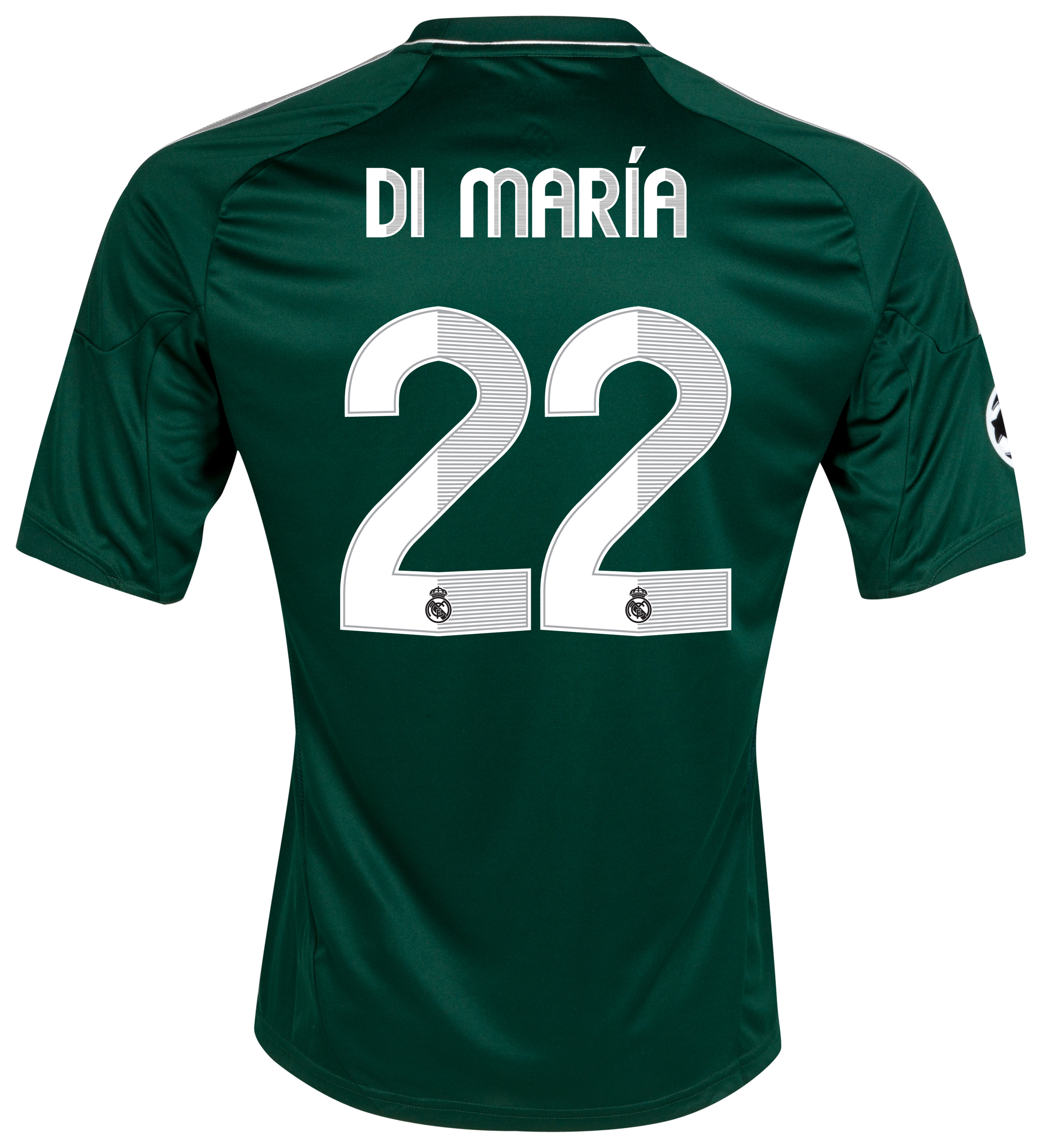Real Madrid UEFA Champions League Third Shirt 2012/13 - Youths with Di María 22 printing