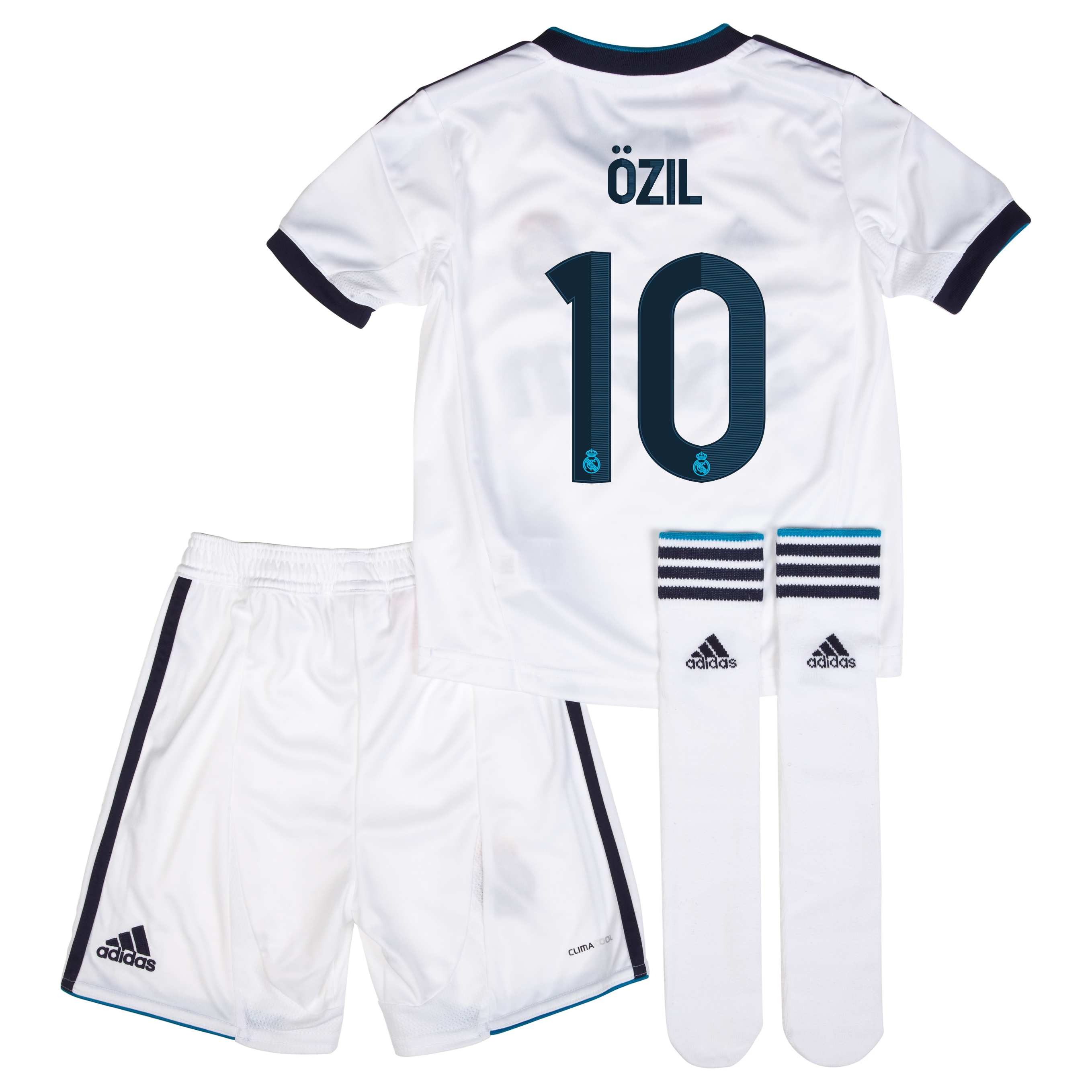 Real Madrid Home Mini Kit 2012/13 with &Ouml;zil 10 printing