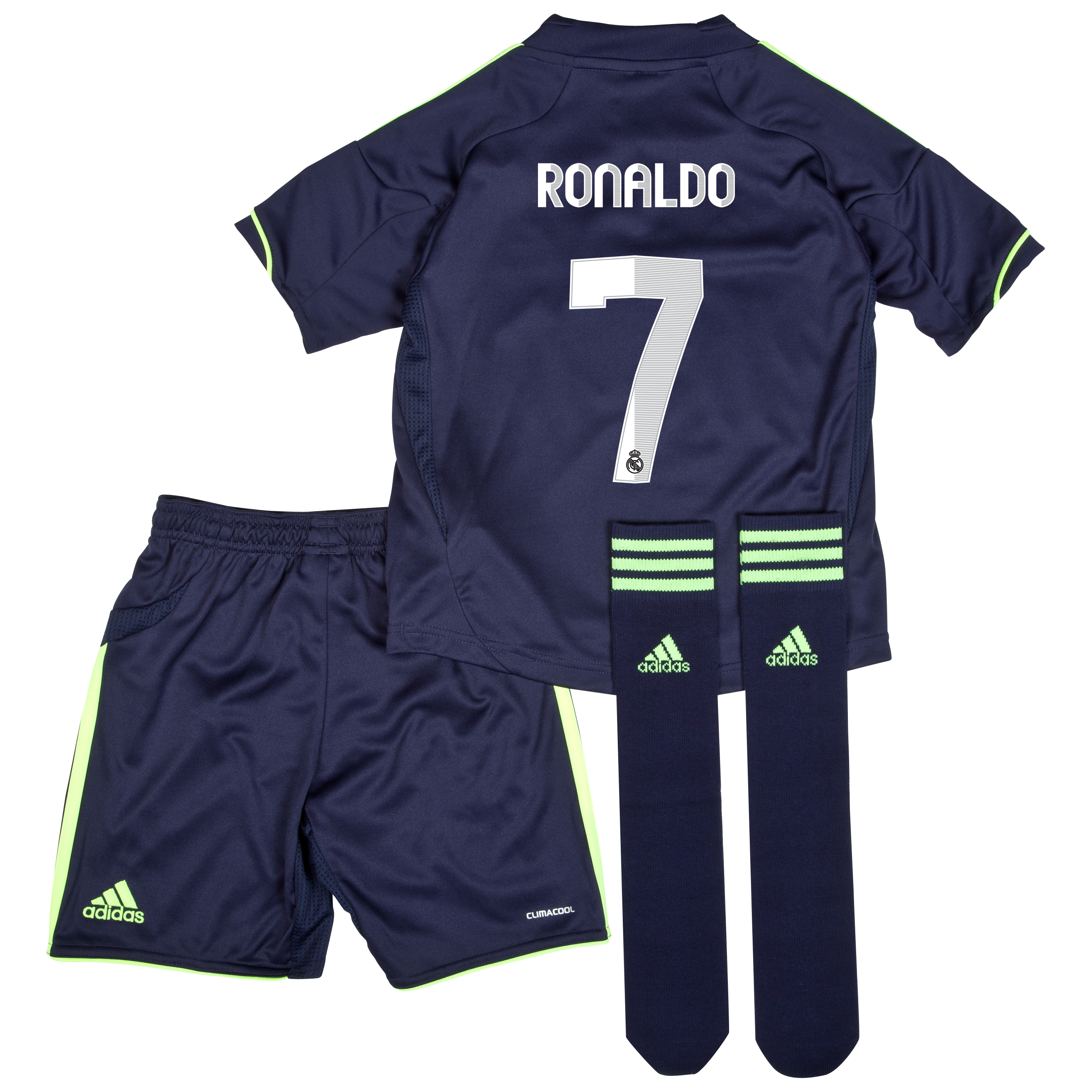 Real Madrid Away Mini Kit 2012/13 with Ronaldo 7 printing