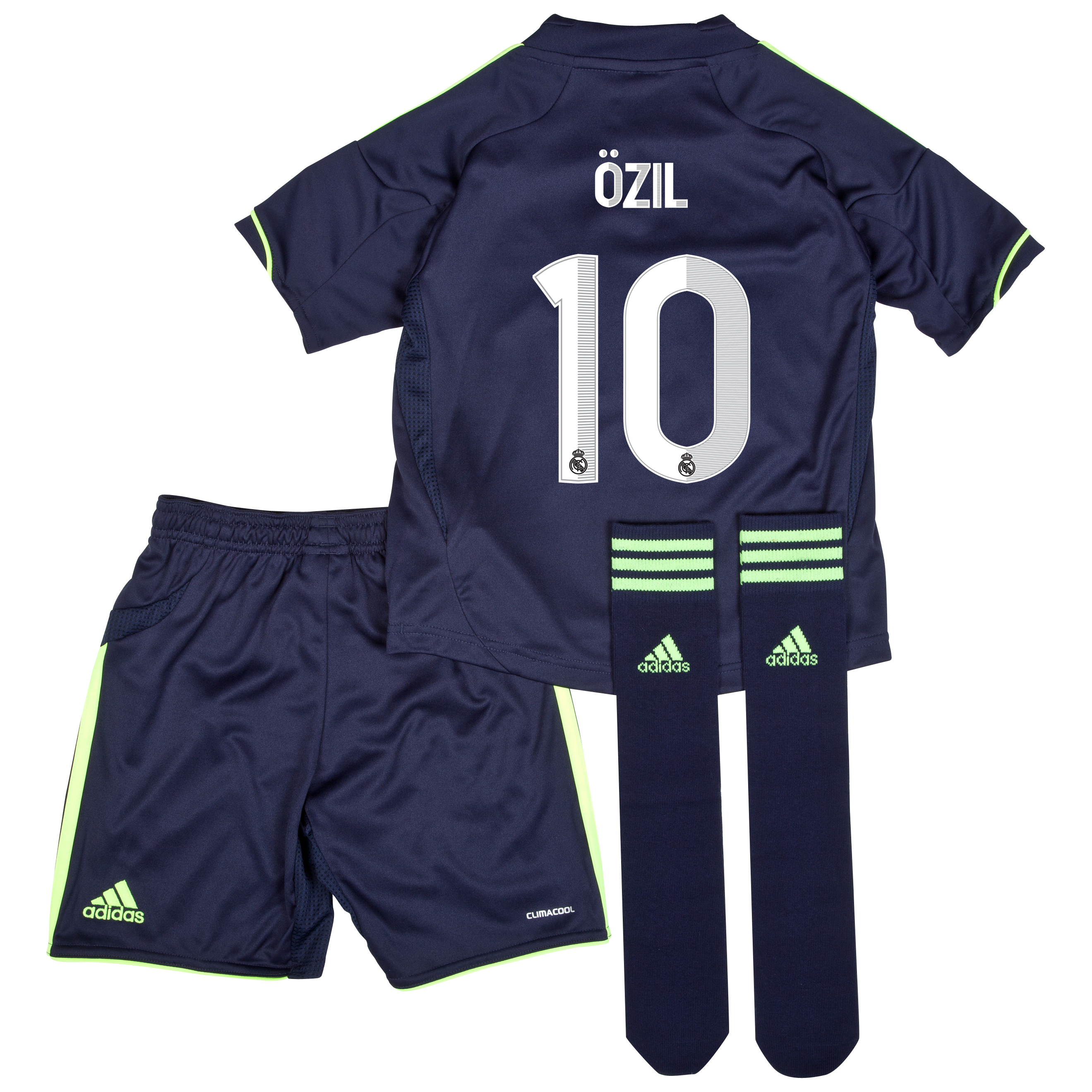 Mini kit visitante Real Madrid 2012/13 con impresión 10 Özil