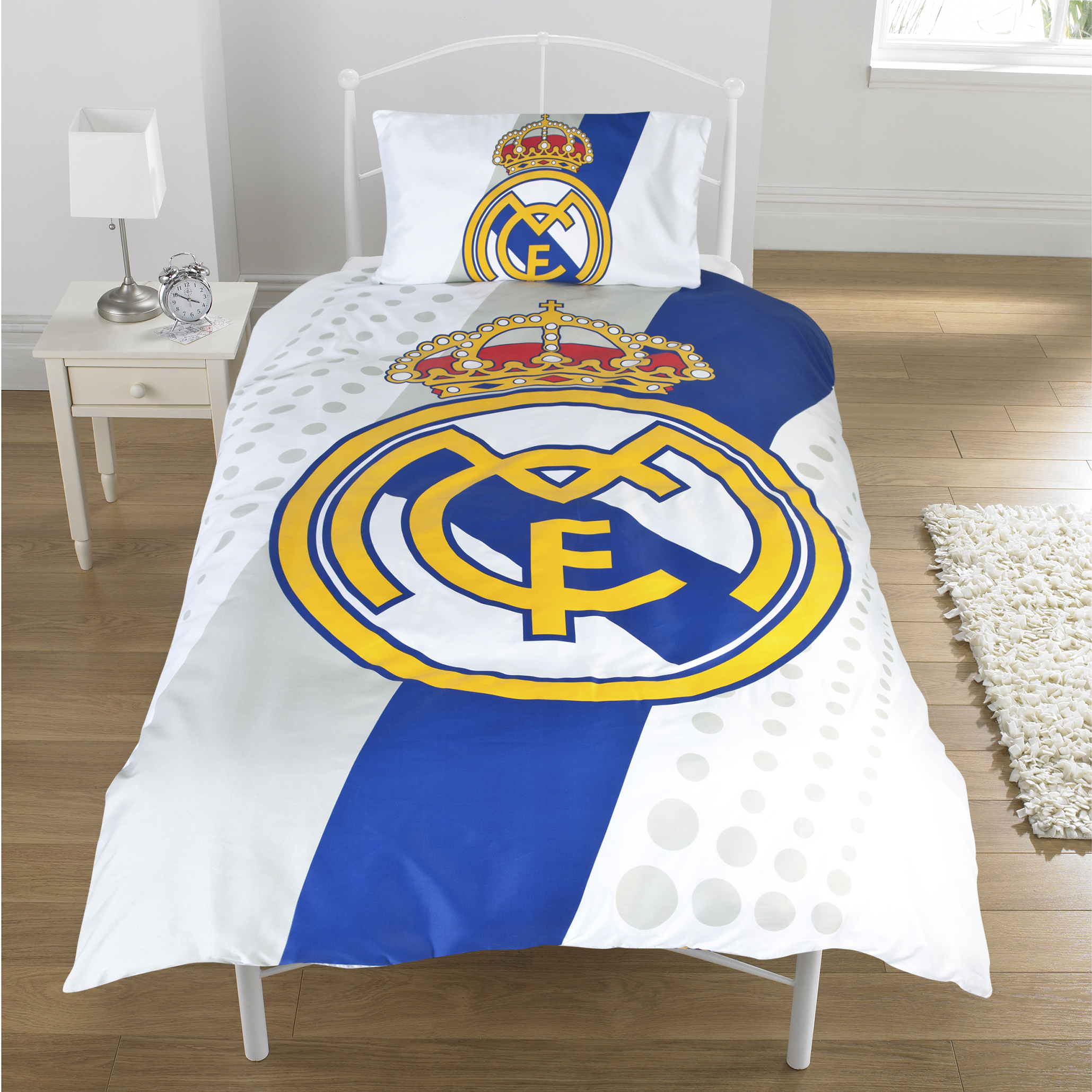 Edredón rayas Real Madrid
