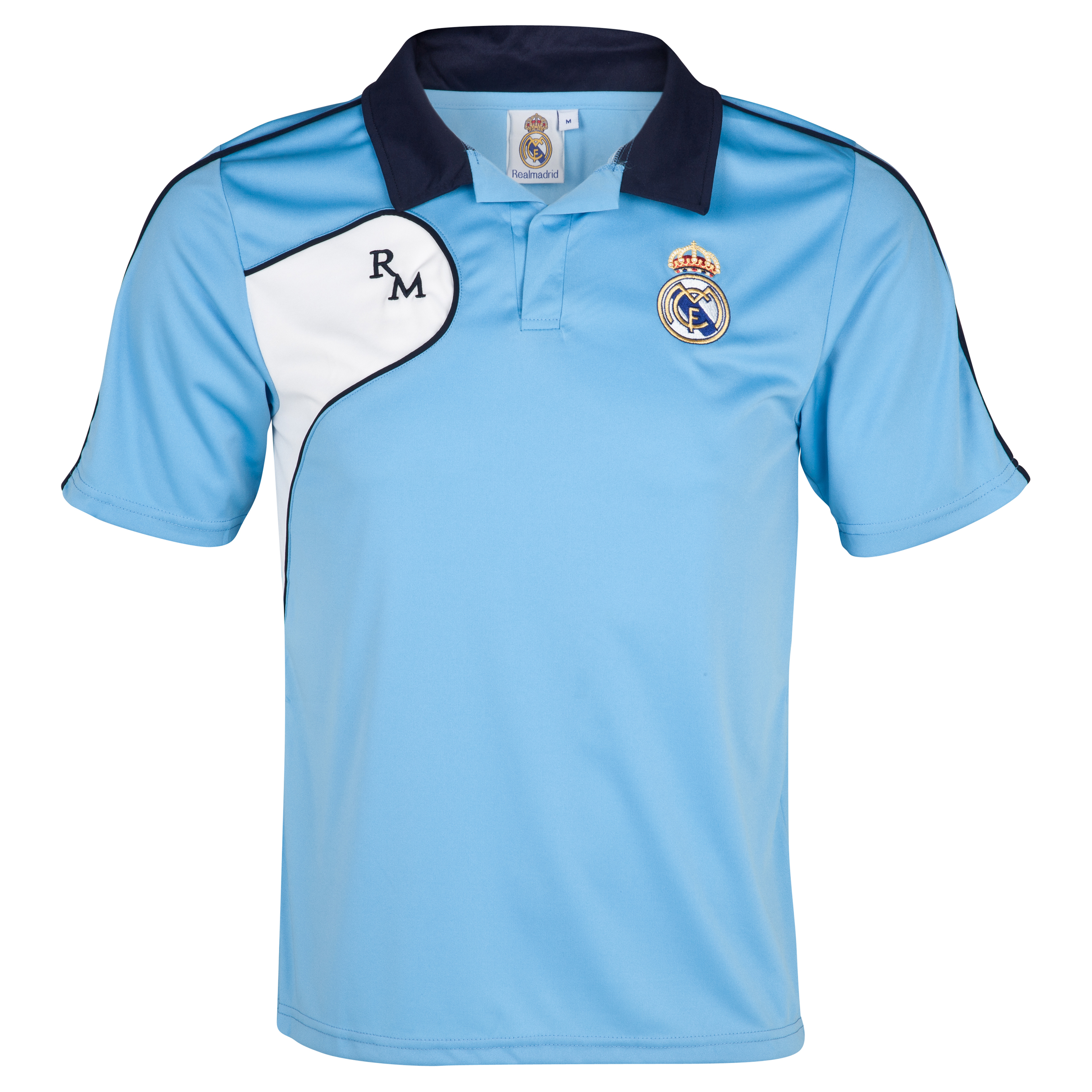 Polo retro Real Madrid - Azul