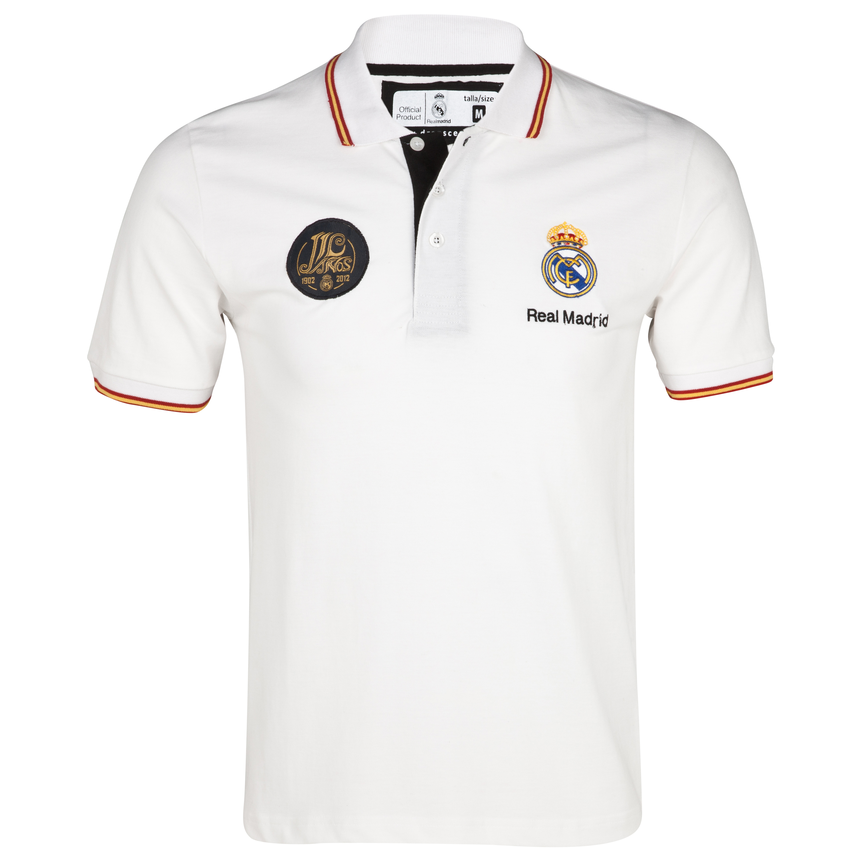 Polo clásico Real Madrid - Blanco