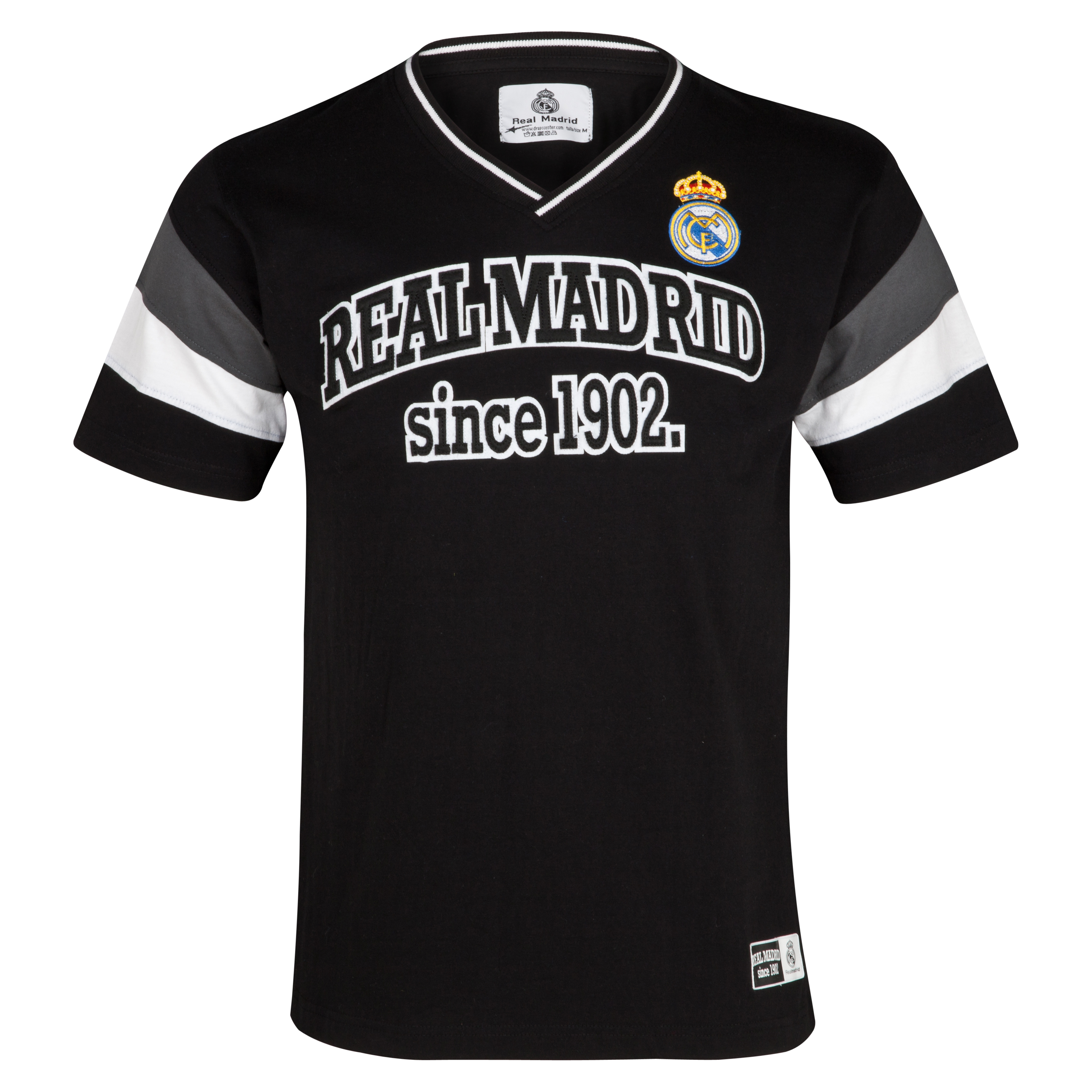 Camiseta Desde 1902 Real Madrid - Negro