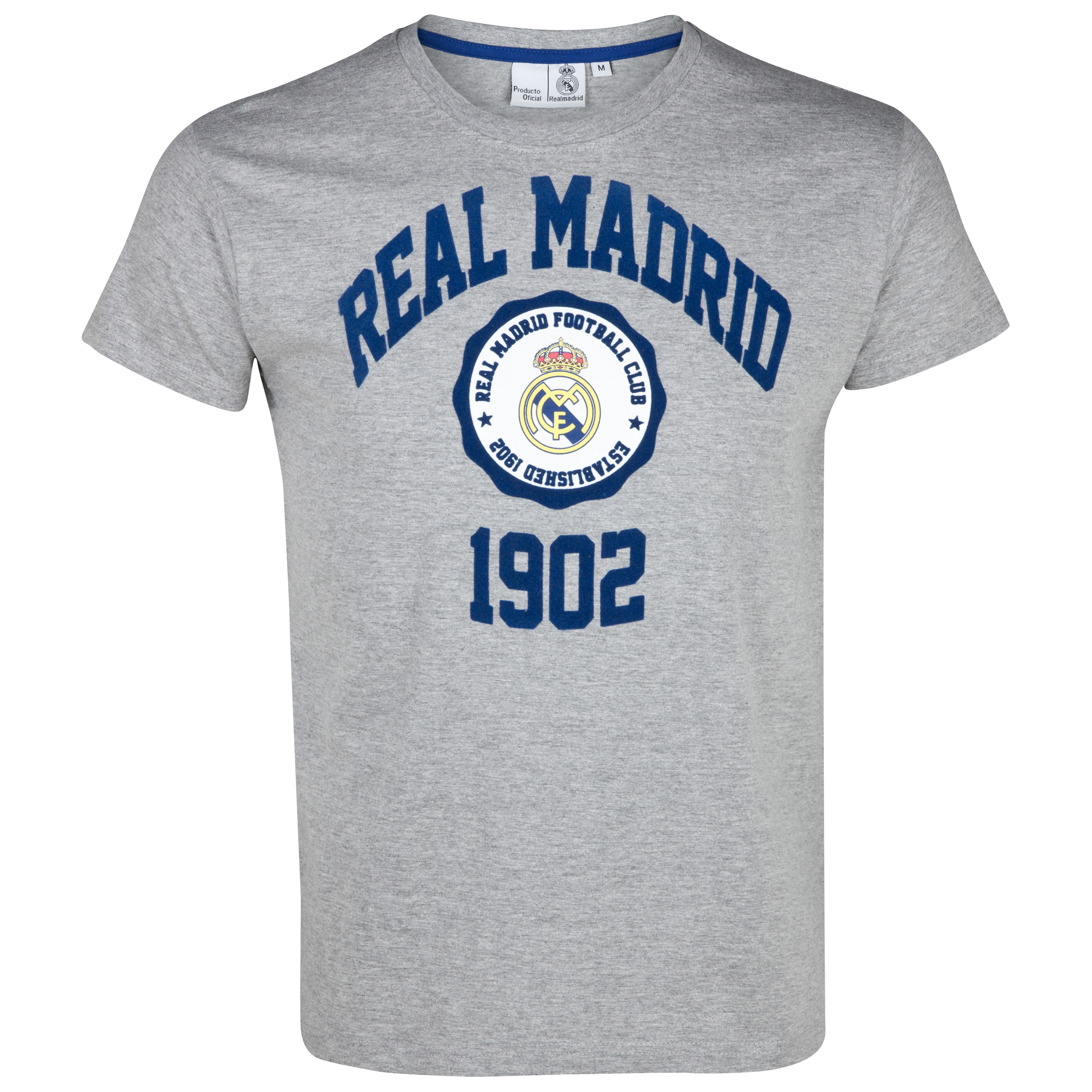 Camiseta Desde 1902 Real Madrid - Gris
