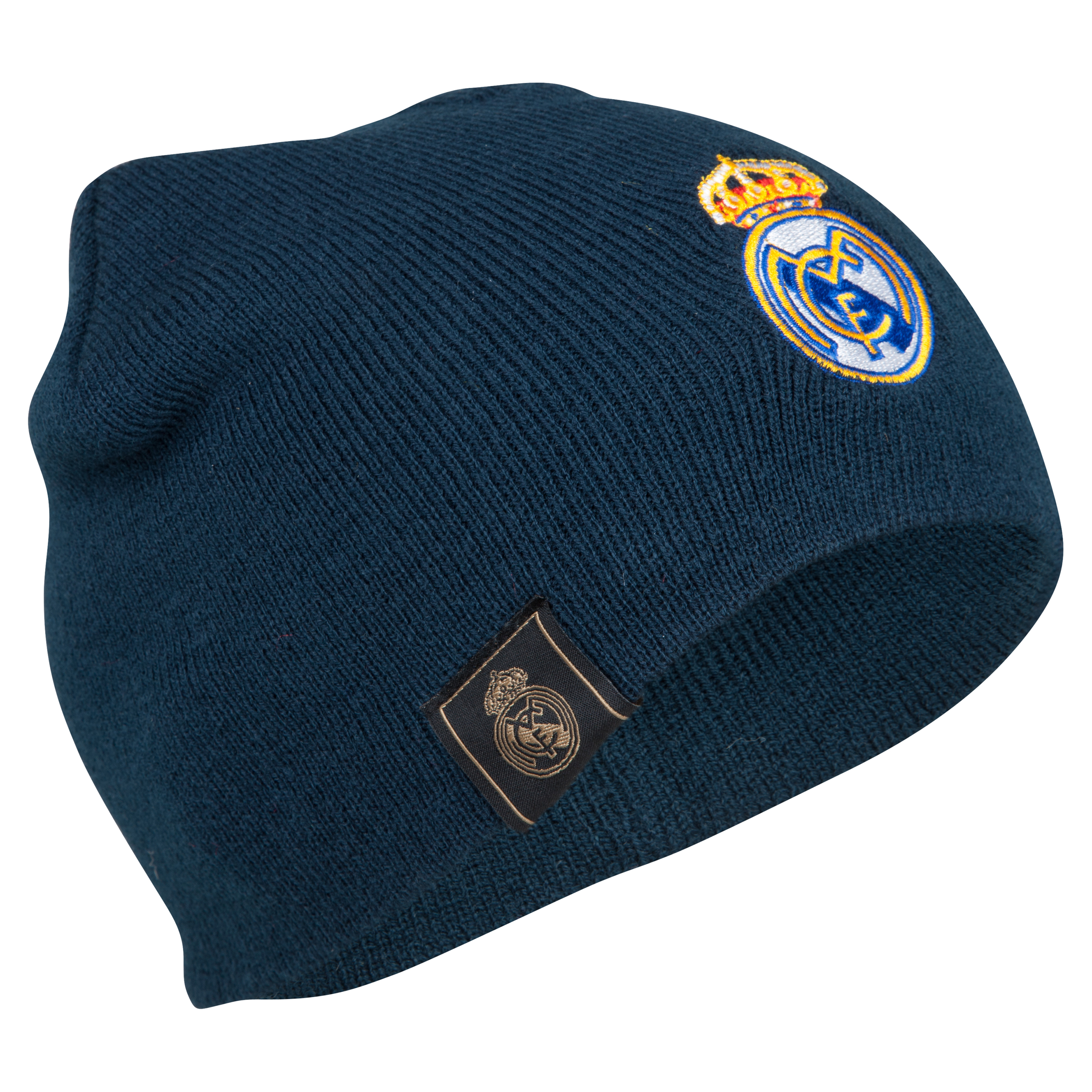 Real Madrid Crest Beanie - Blue