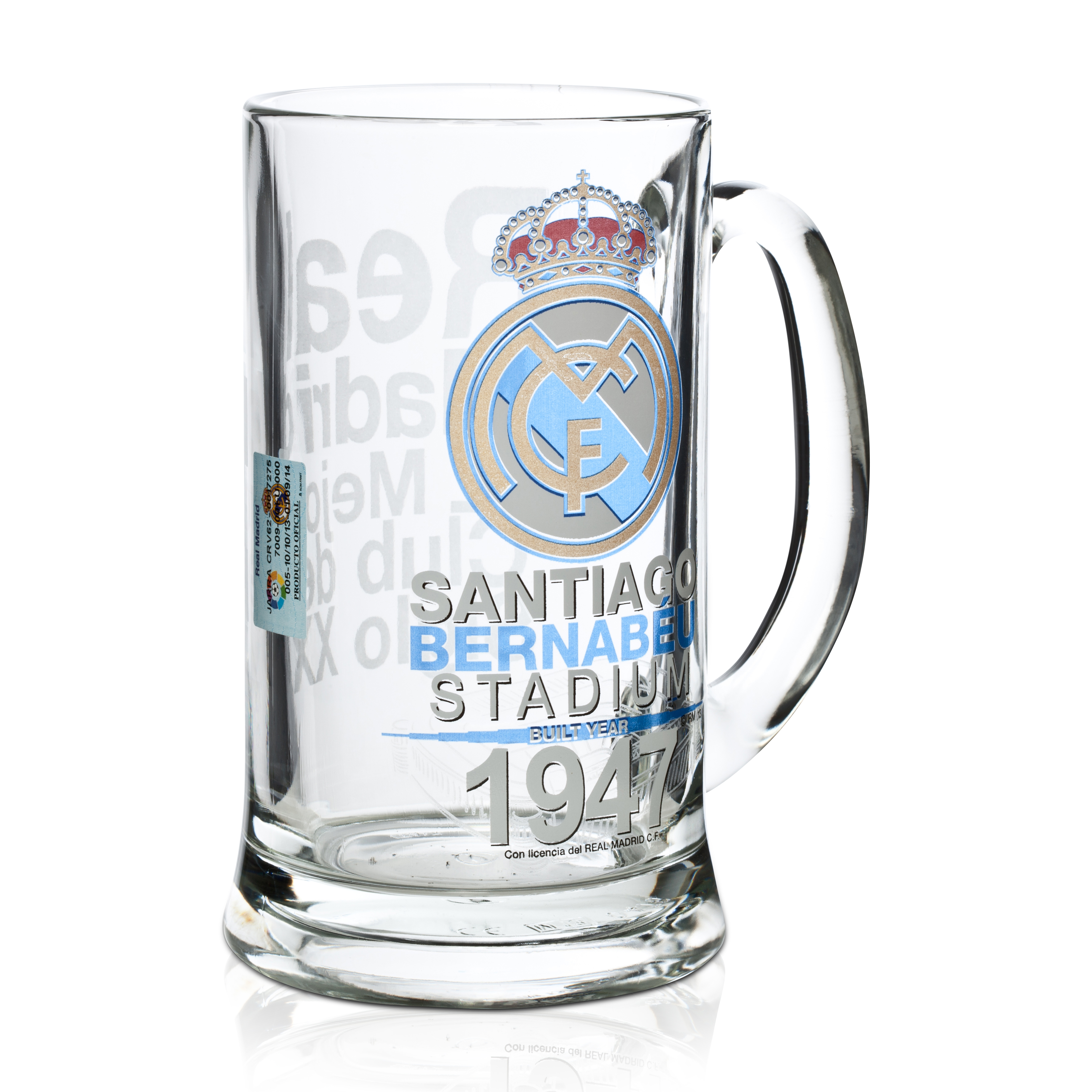Real Madrid 1902 Glass Pint Tankard