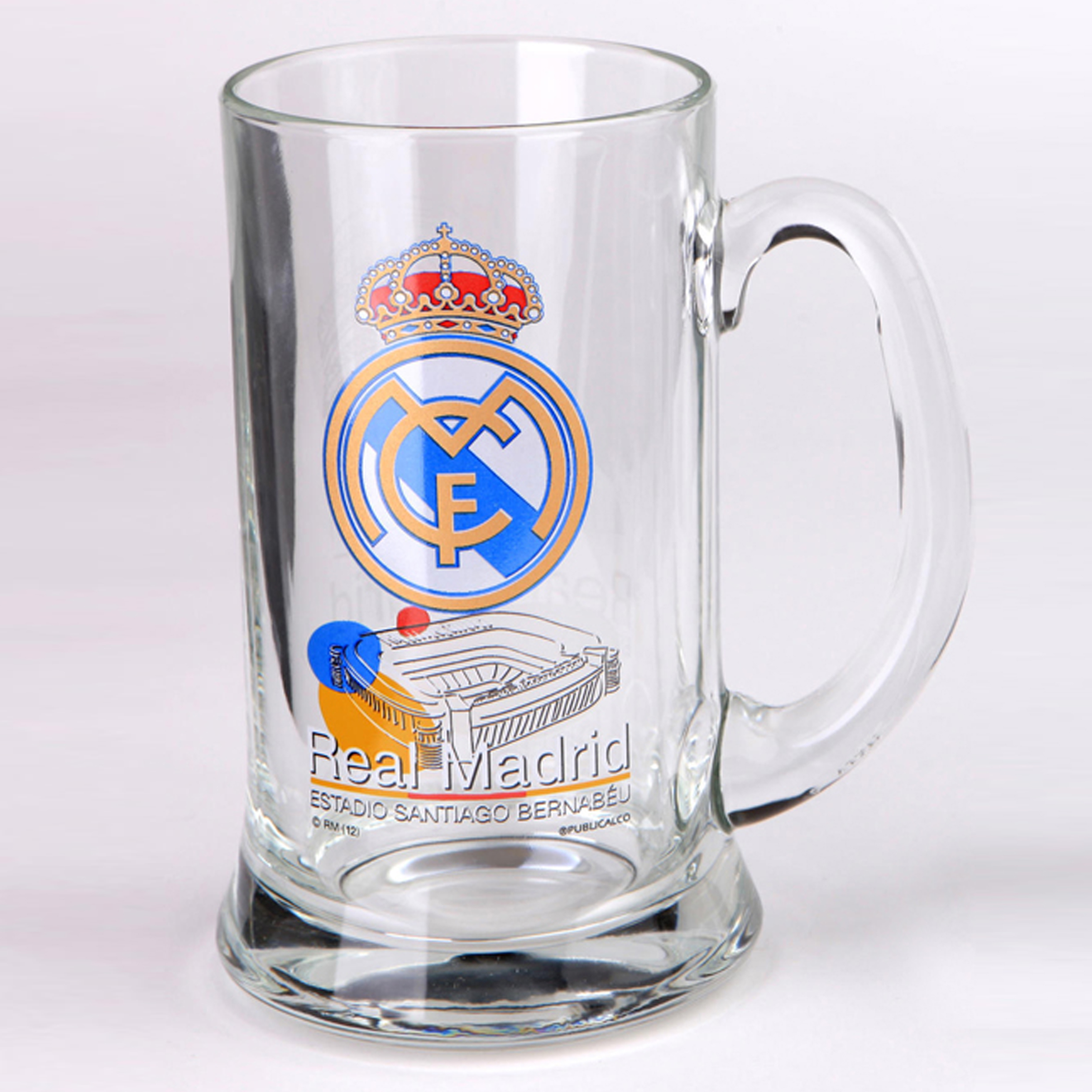 Real Madrid Bernabeu Glass Pint Tankard