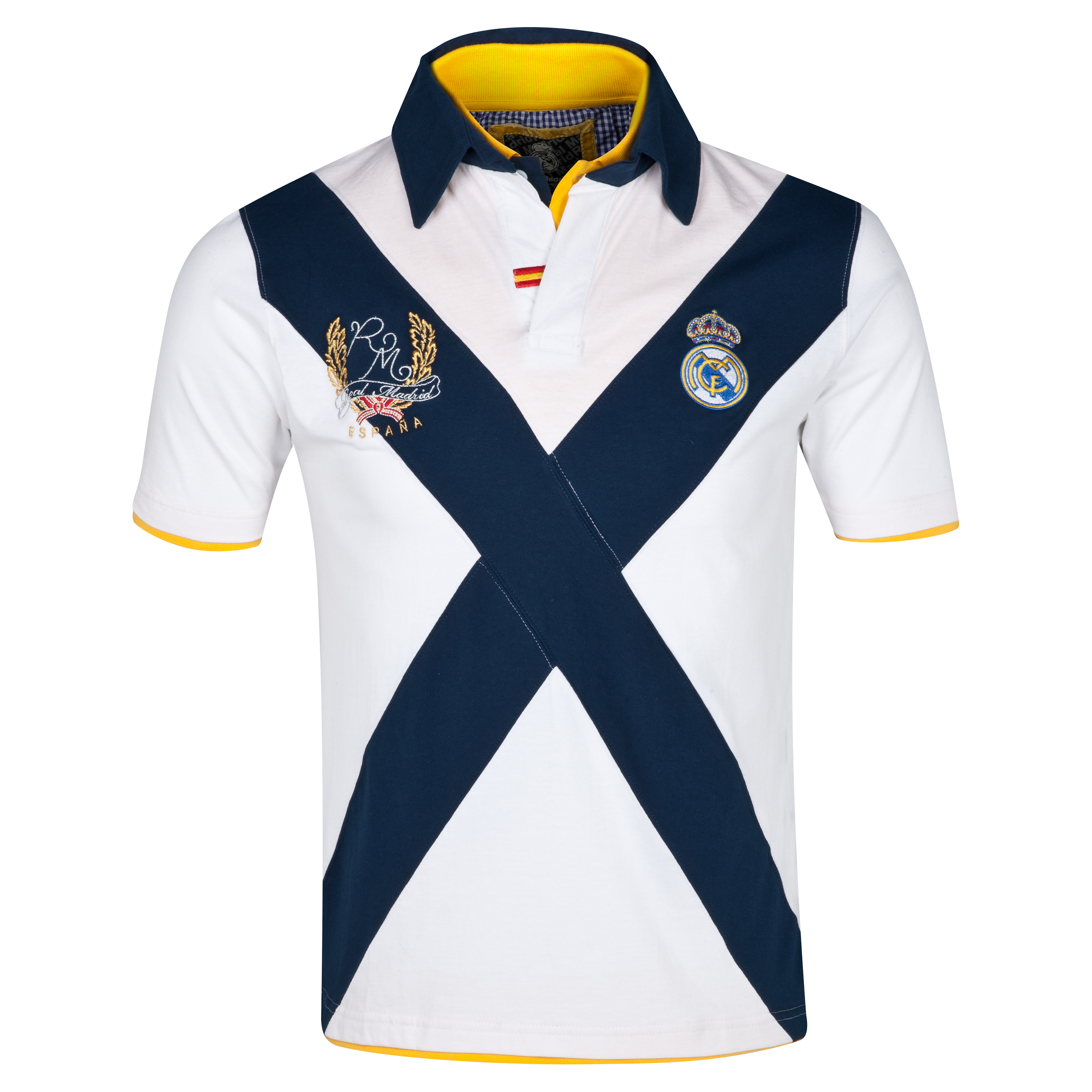 Real Madrid Cross Polo - Hombres Blanco
