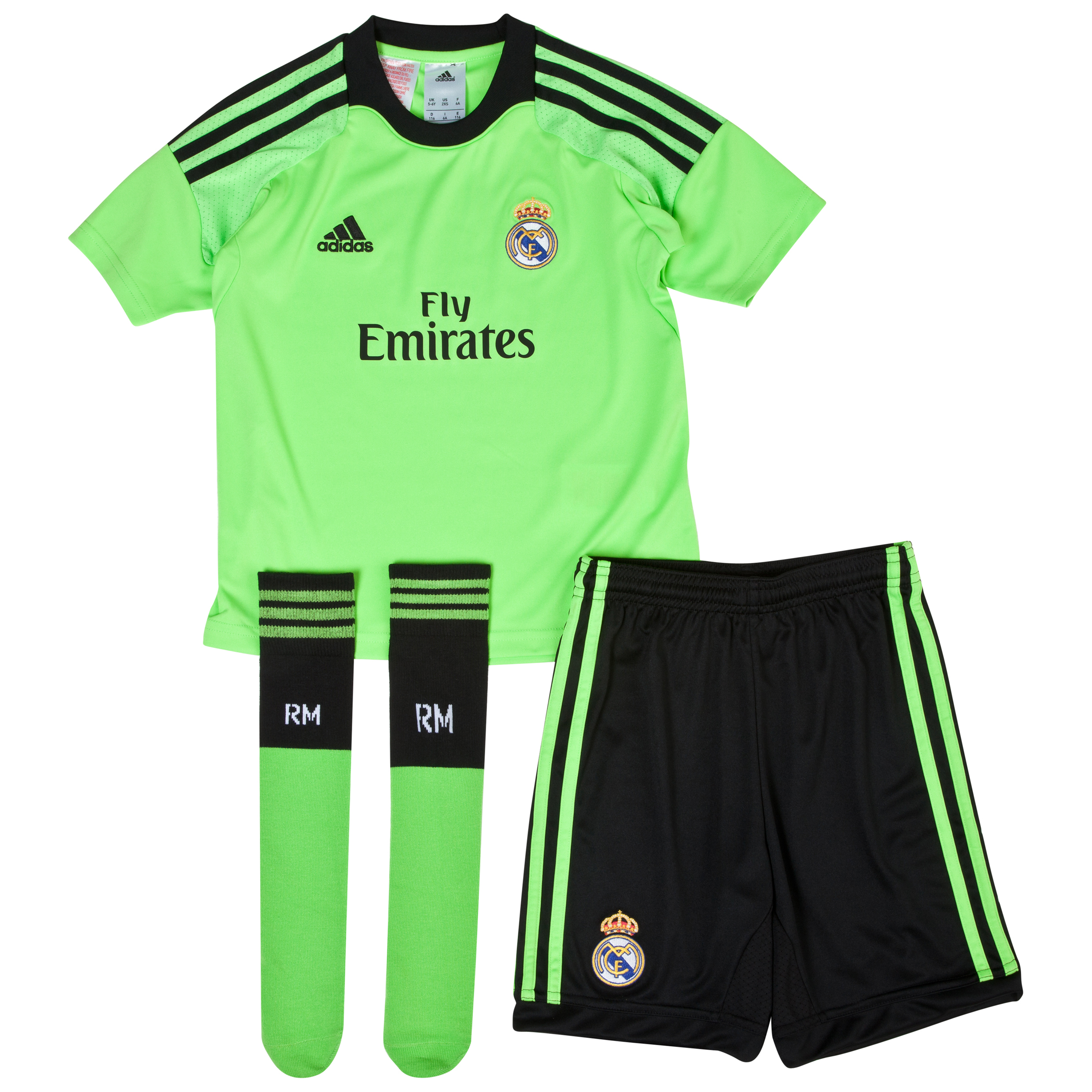 Real Madrid Away Goalkeeper Mini Kit 2013/14