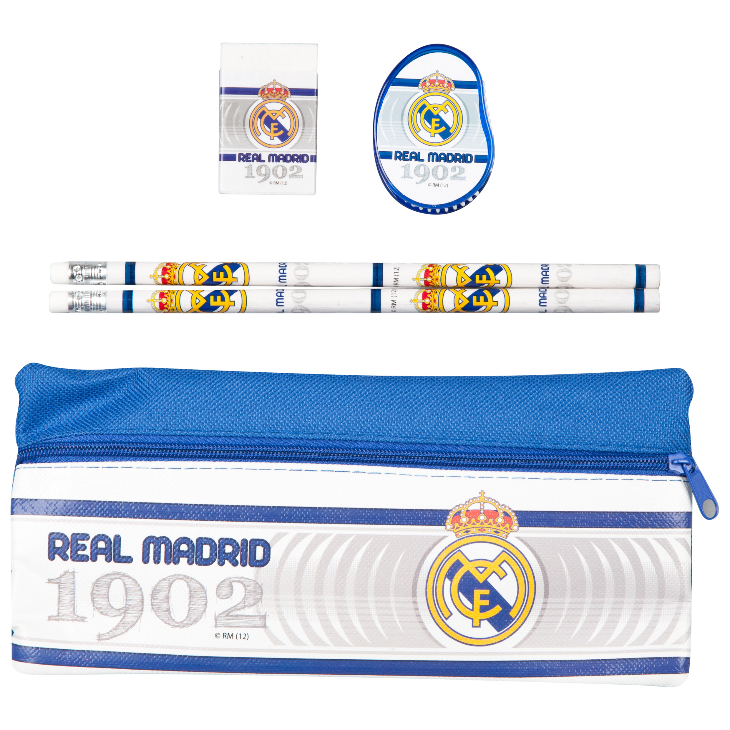Real Madrid Stationery Set with Pencil Case