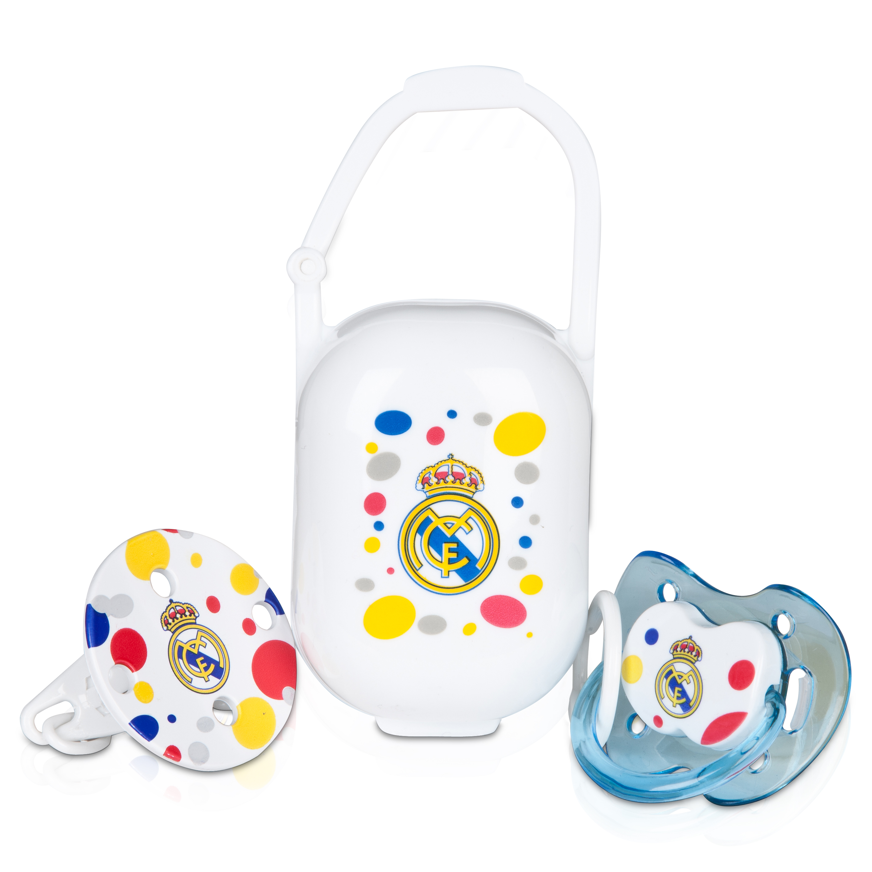 Real Madrid Baby Pacifier Set Blue