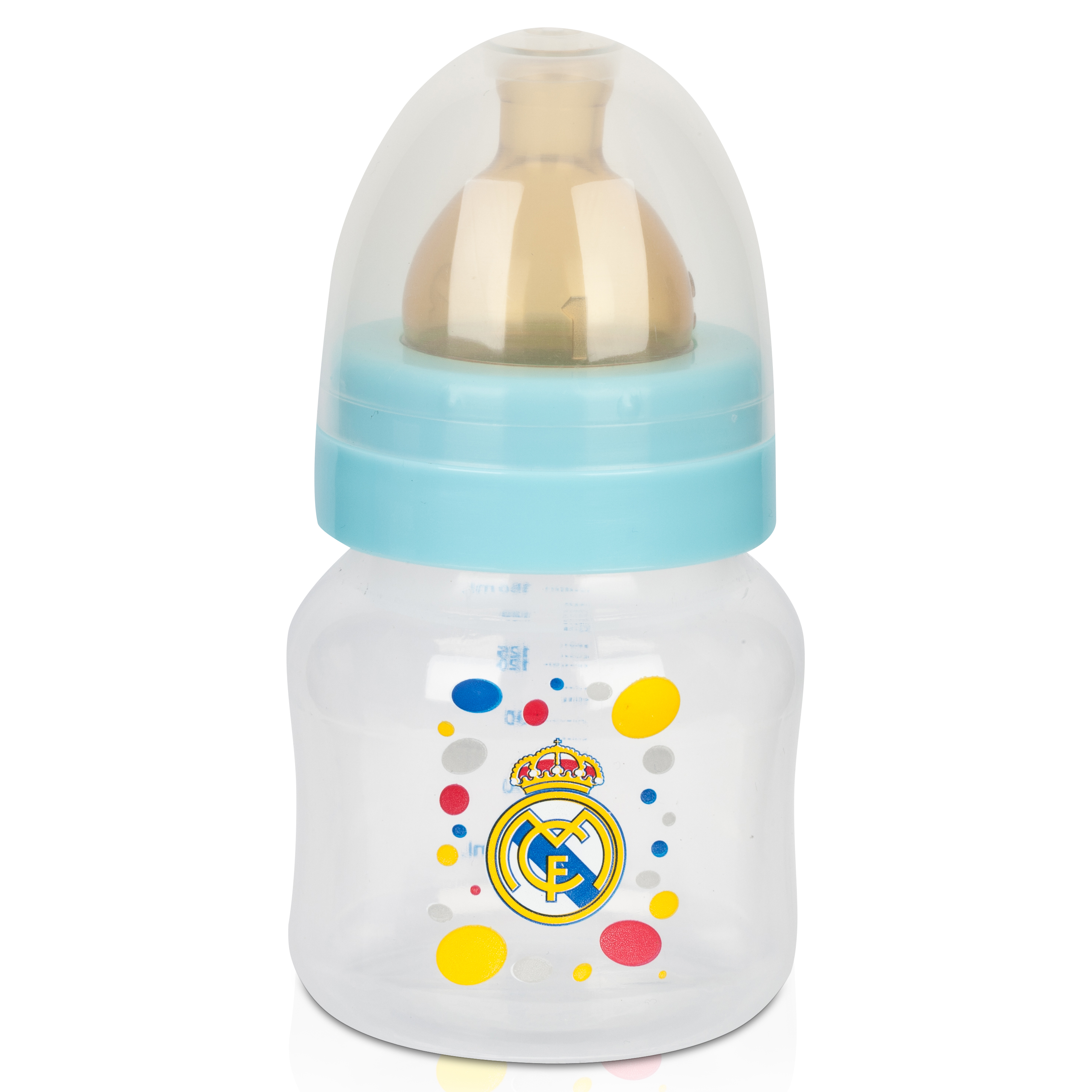 Real Madrid Baby Feeding Bottle - 150ml Blue