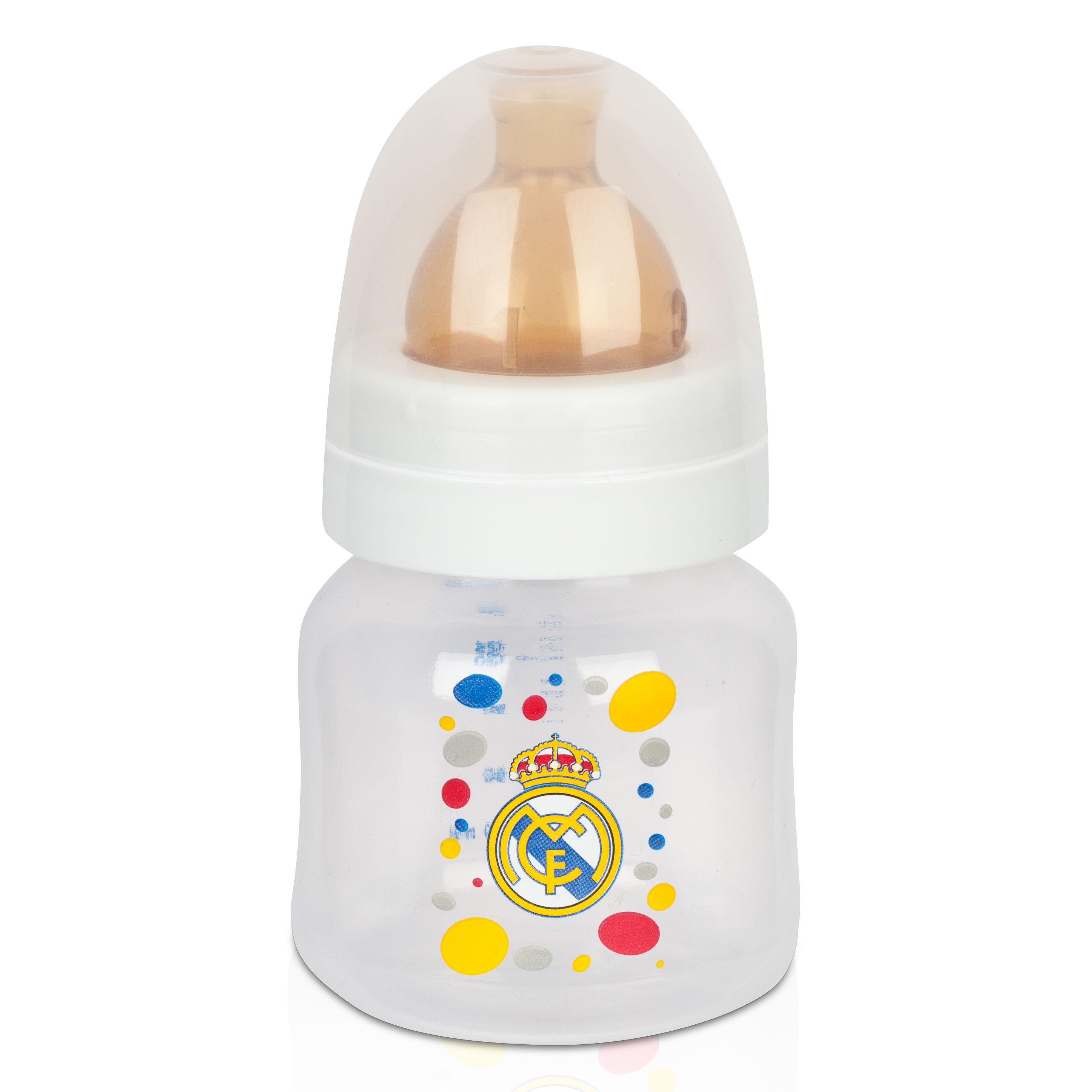 Real Madrid Baby Feeding Bottle - 150ml White