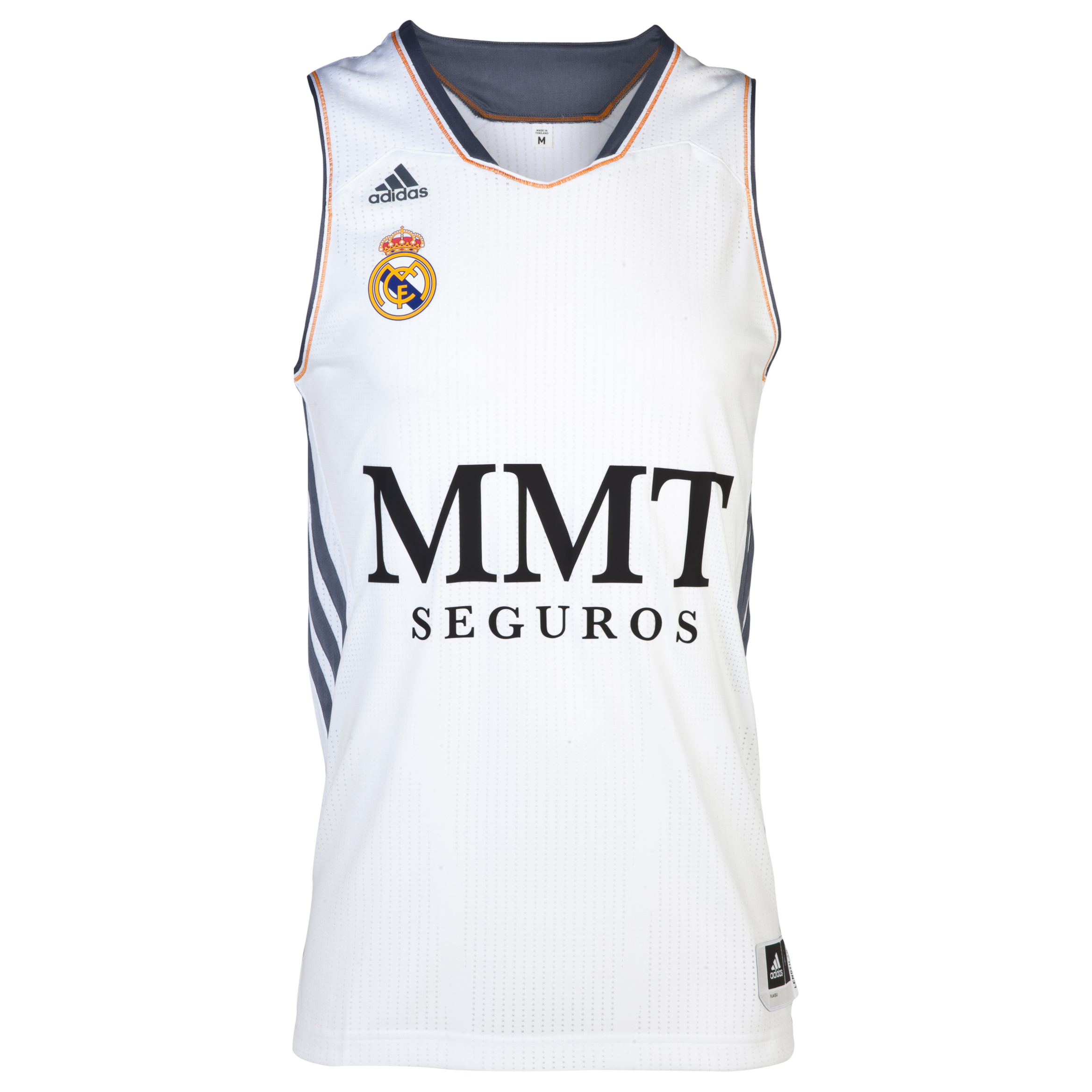 Real Madrid Home Basketball Jersey 2013/14 White