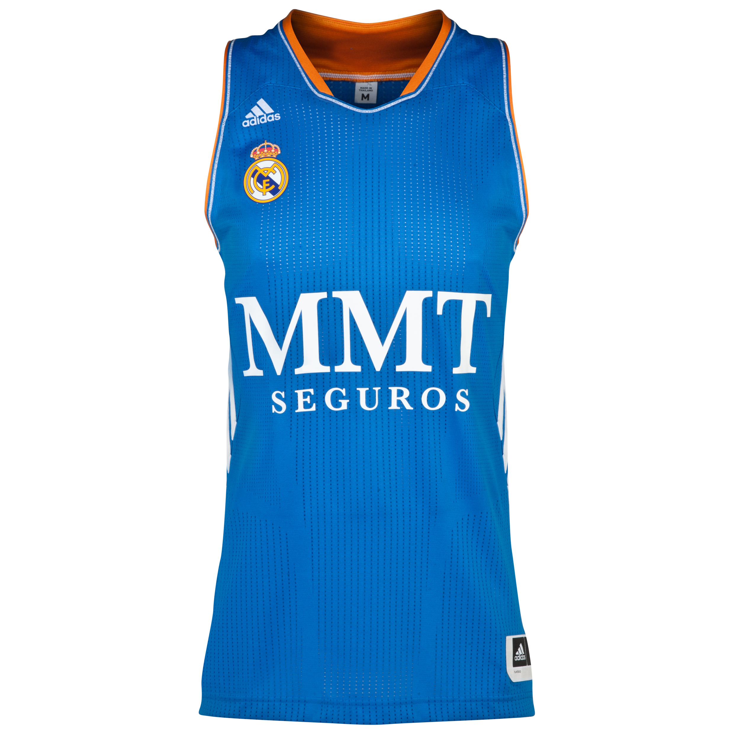 Real Madrid Away Basketball Jersey 2013/14 Blue