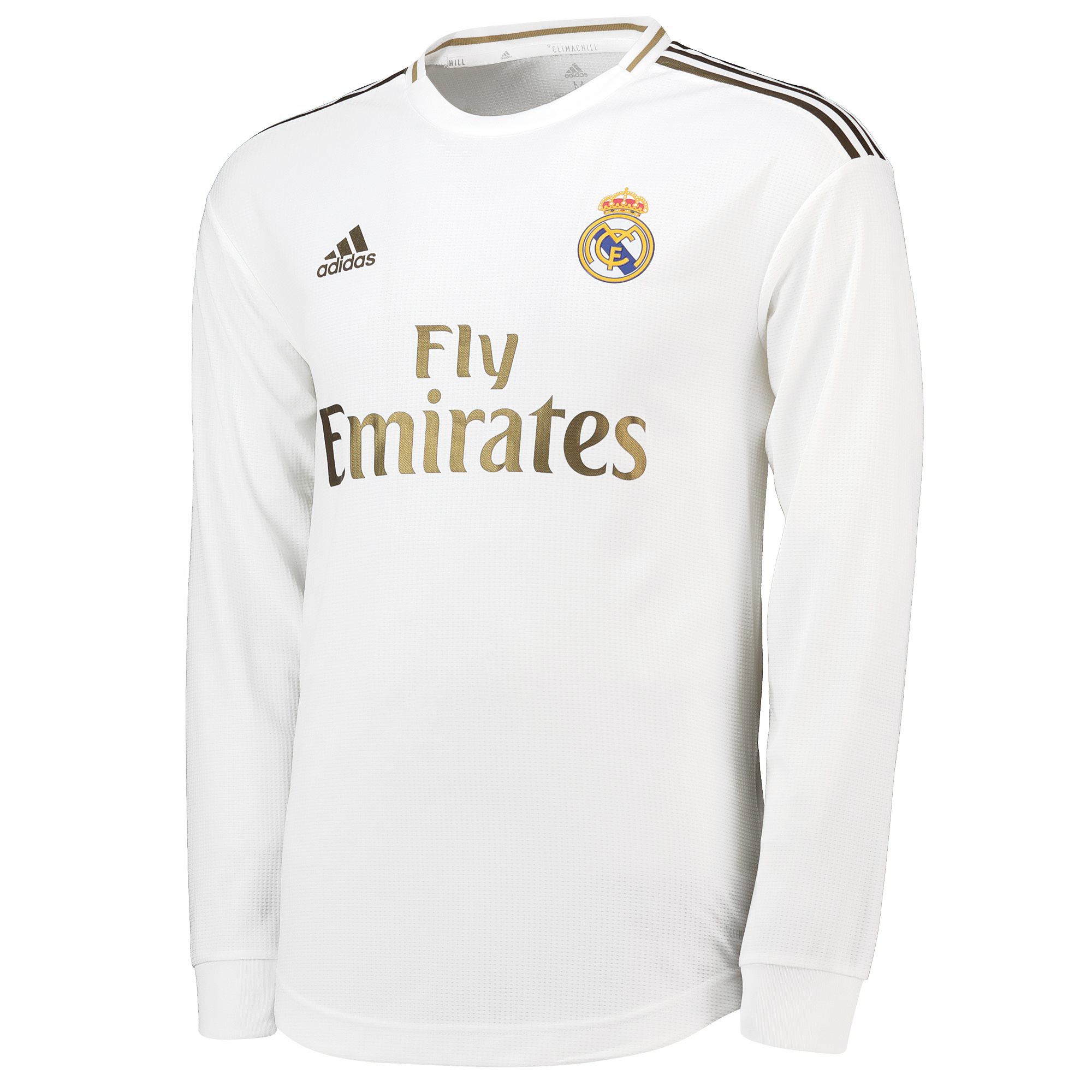 Real Madrid Home Authentic Shirt 2019-20 - Long Sleeve