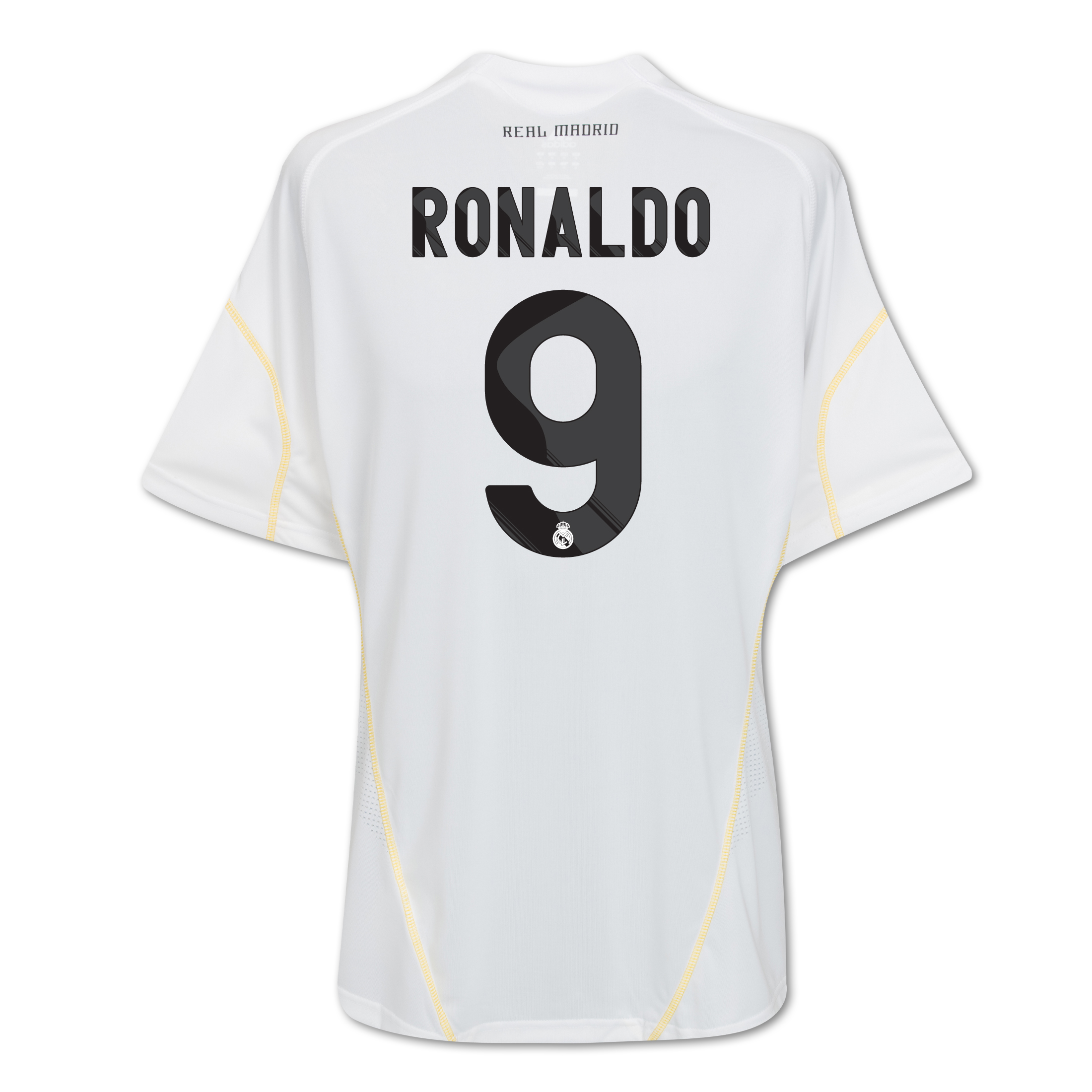 Real Madrid Home Shirt 2009/10 with Ronaldo 9 printing