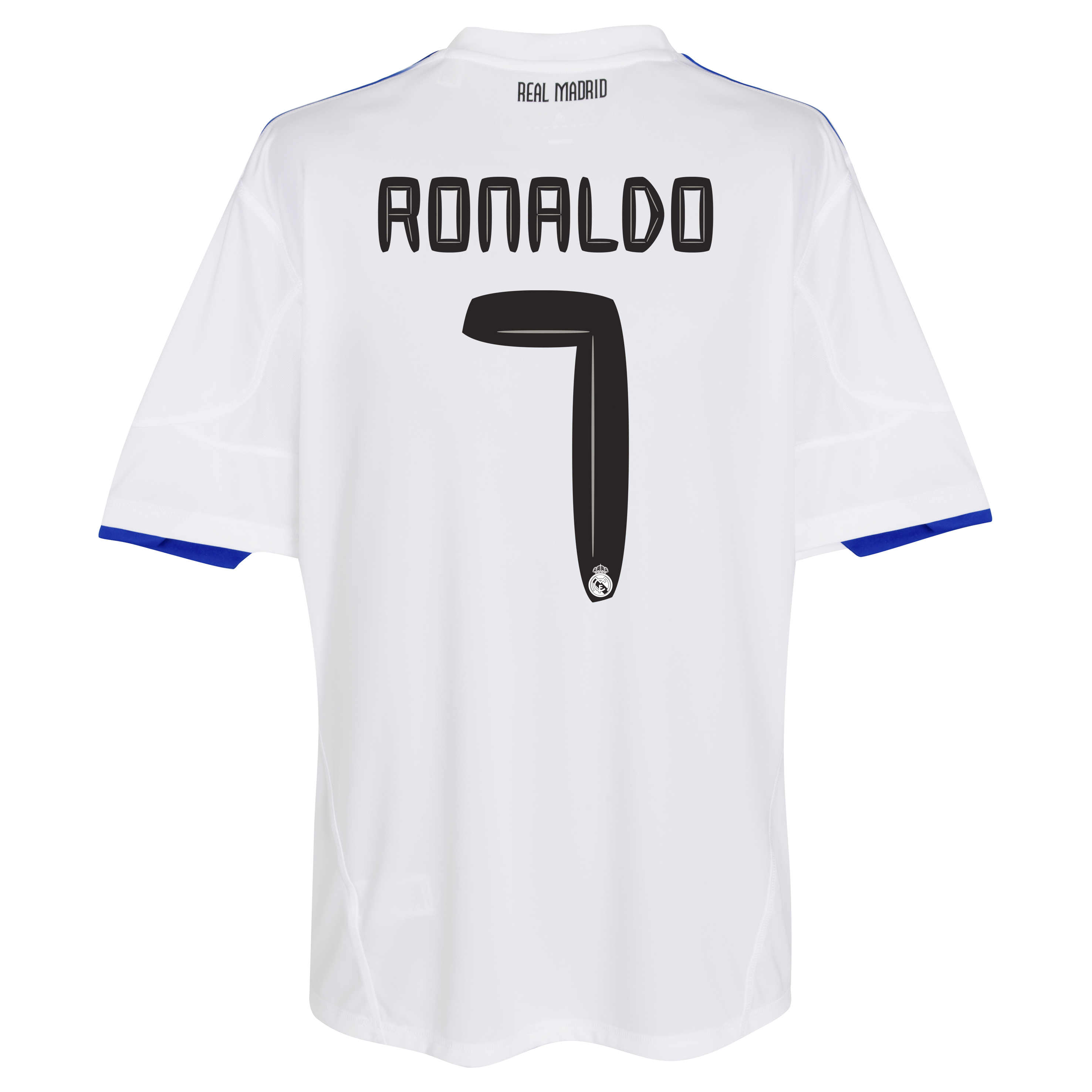 Real Madrid Home Shirt 2010/11 with Ronaldo 7 printing - Kids