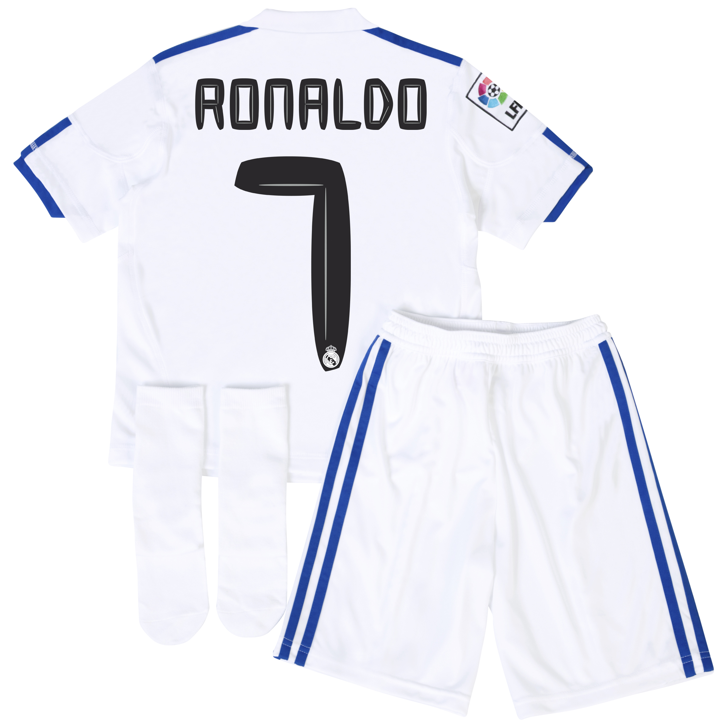 Real Madrid Home Minikit 2010/11 with Ronaldo 7 printing