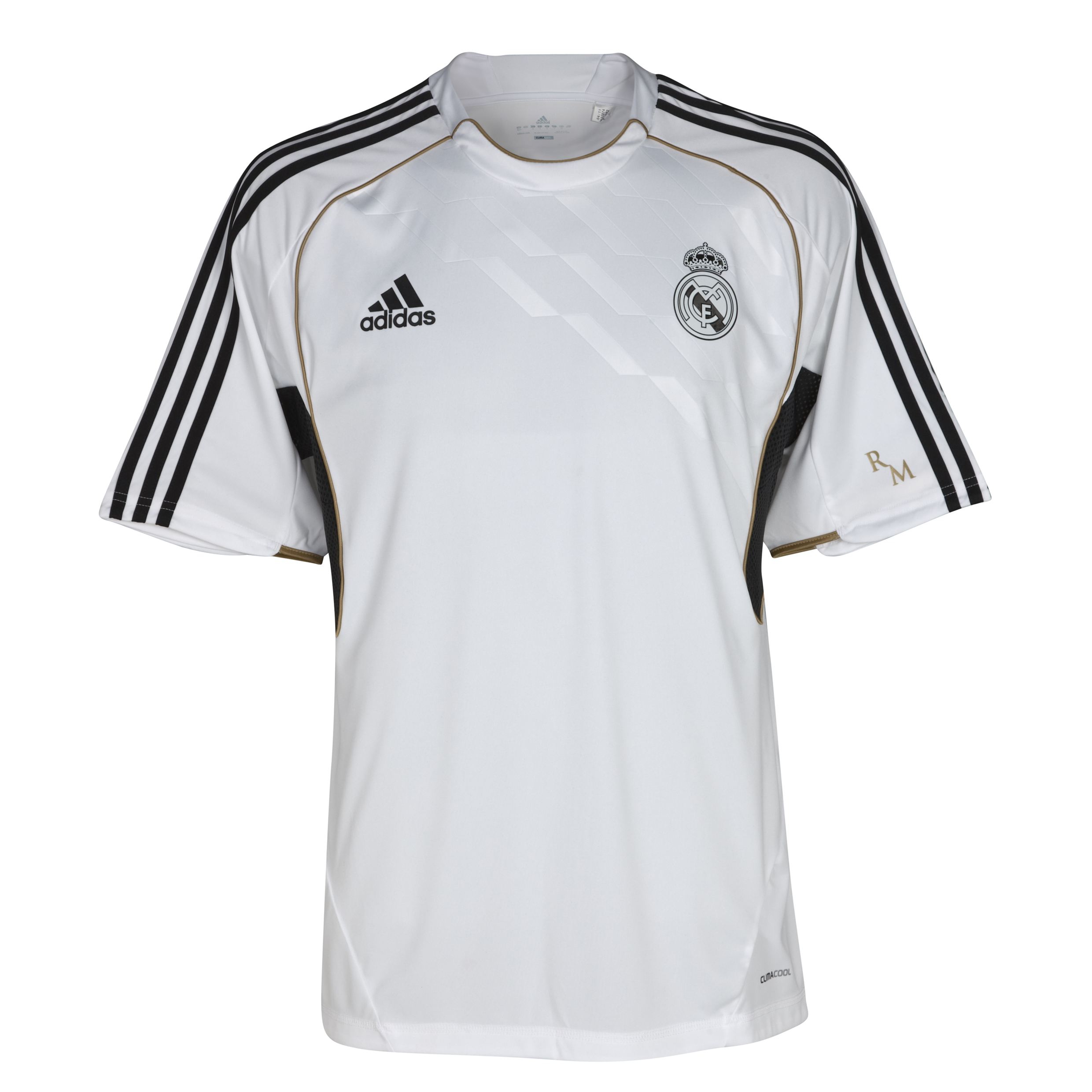Real Madrid Training Jersey - White/Dark Football Gold