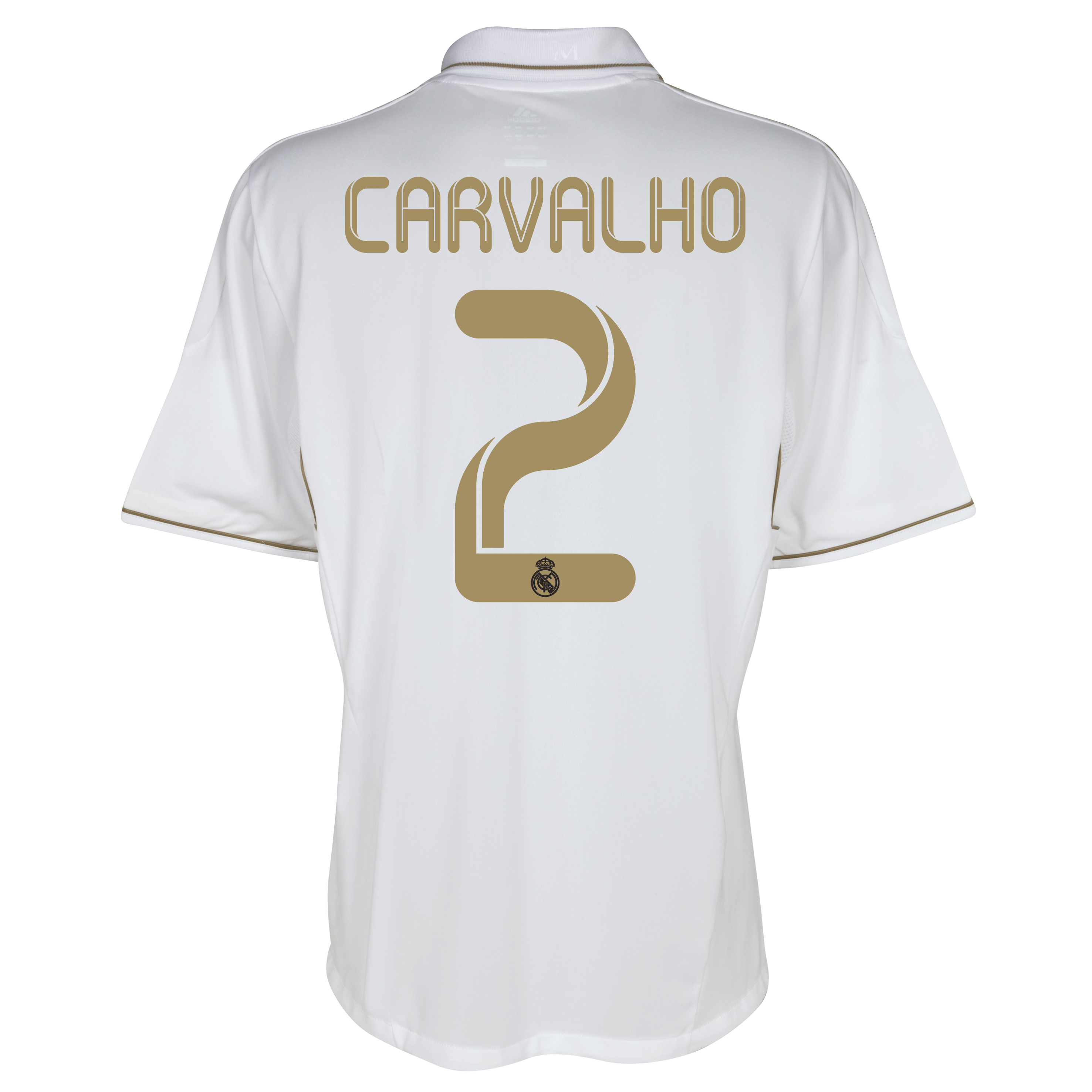 Real Madrid Home Shirt 2011/12 with Carvalho 2 printing