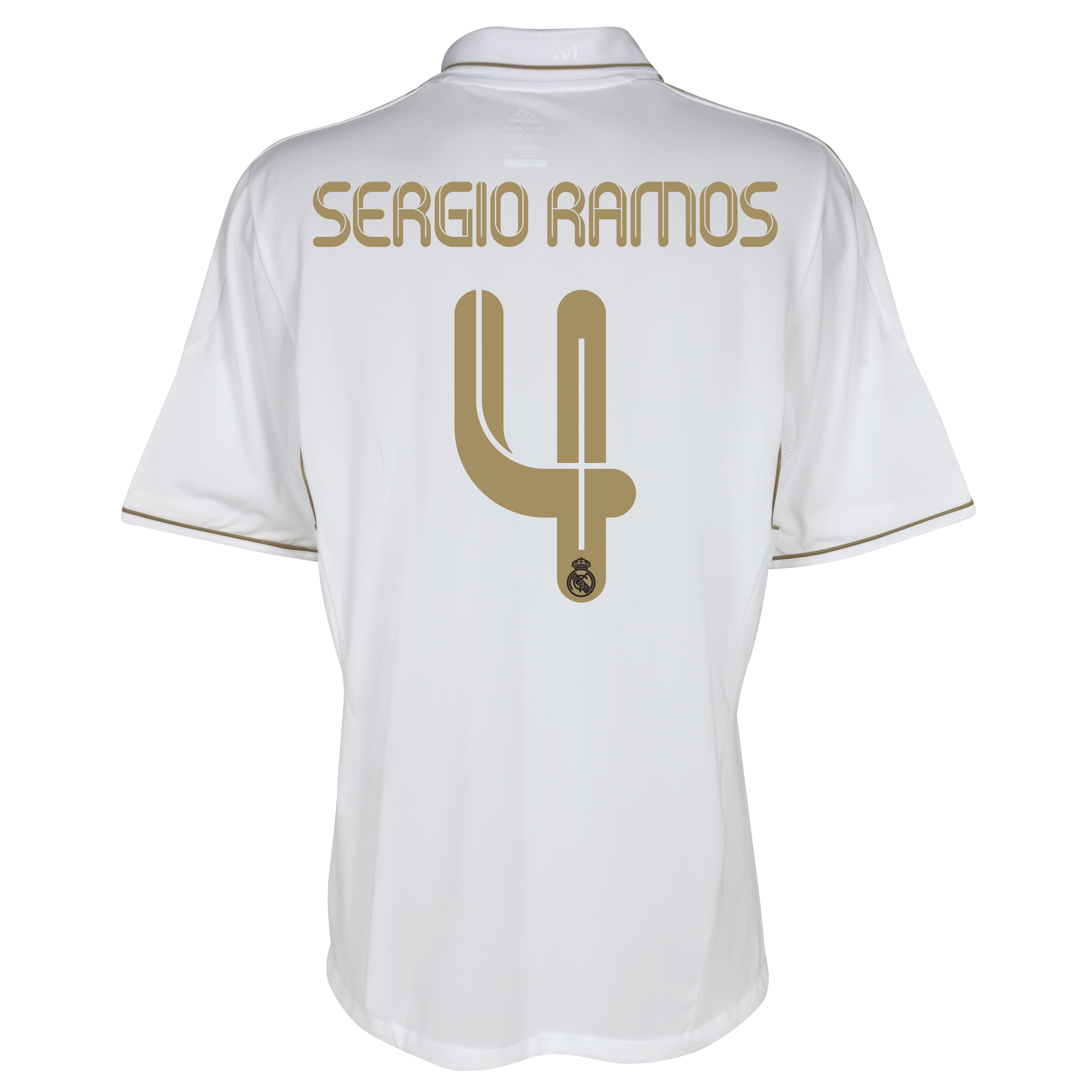 Real Madrid Home Shirt 2011/12 with Sergio Ramos 4 printing