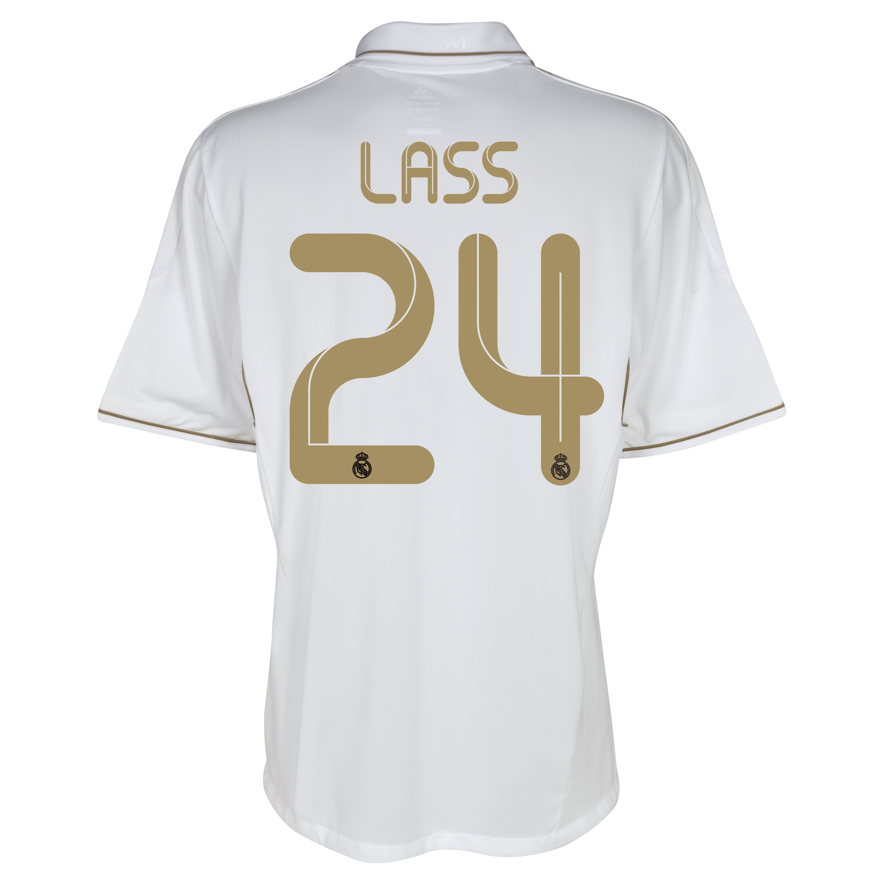 Real Madrid Home Shirt 2011/12 with Lass 24 printing