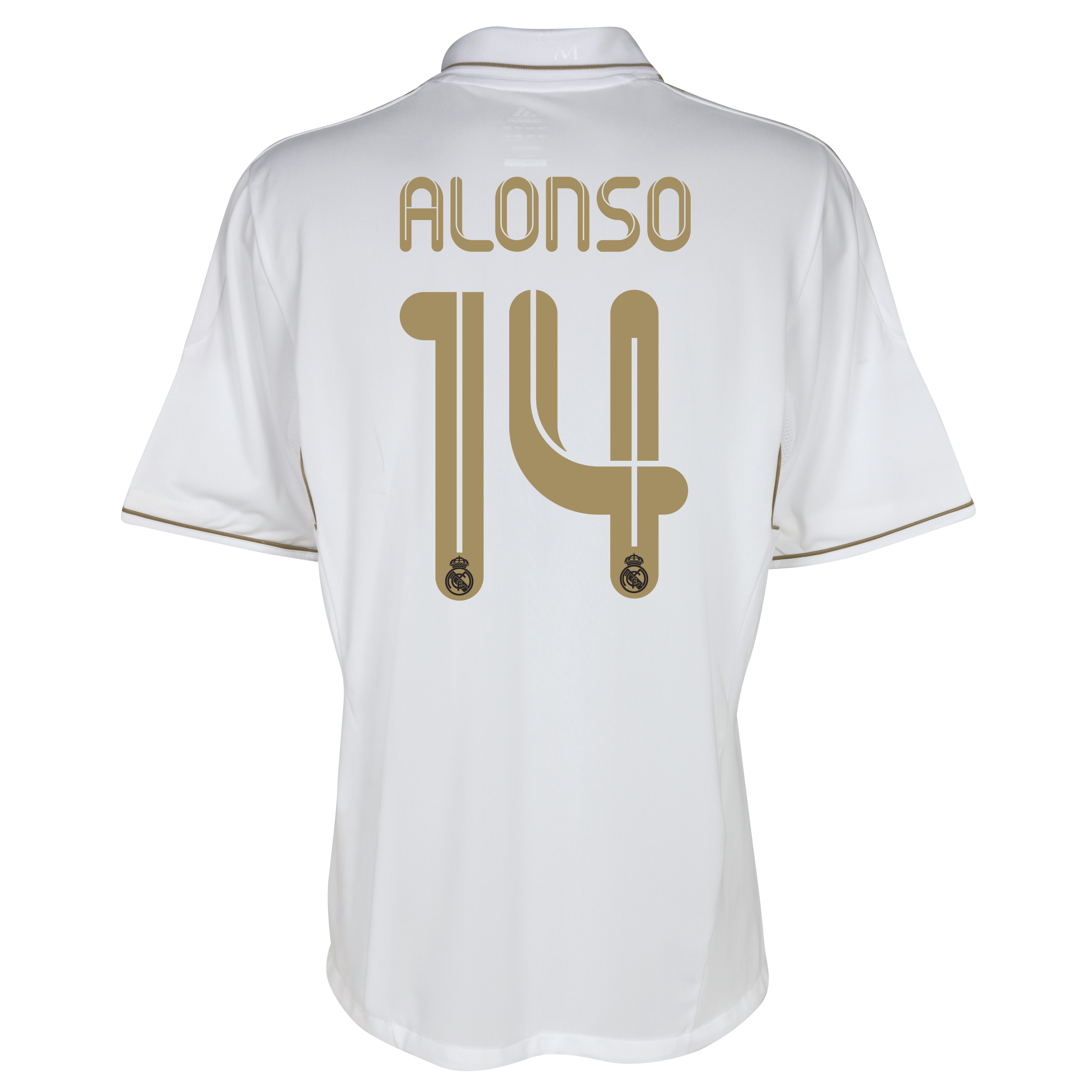 Real Madrid Home Shirt 2011/12 with Alonso 14 printing