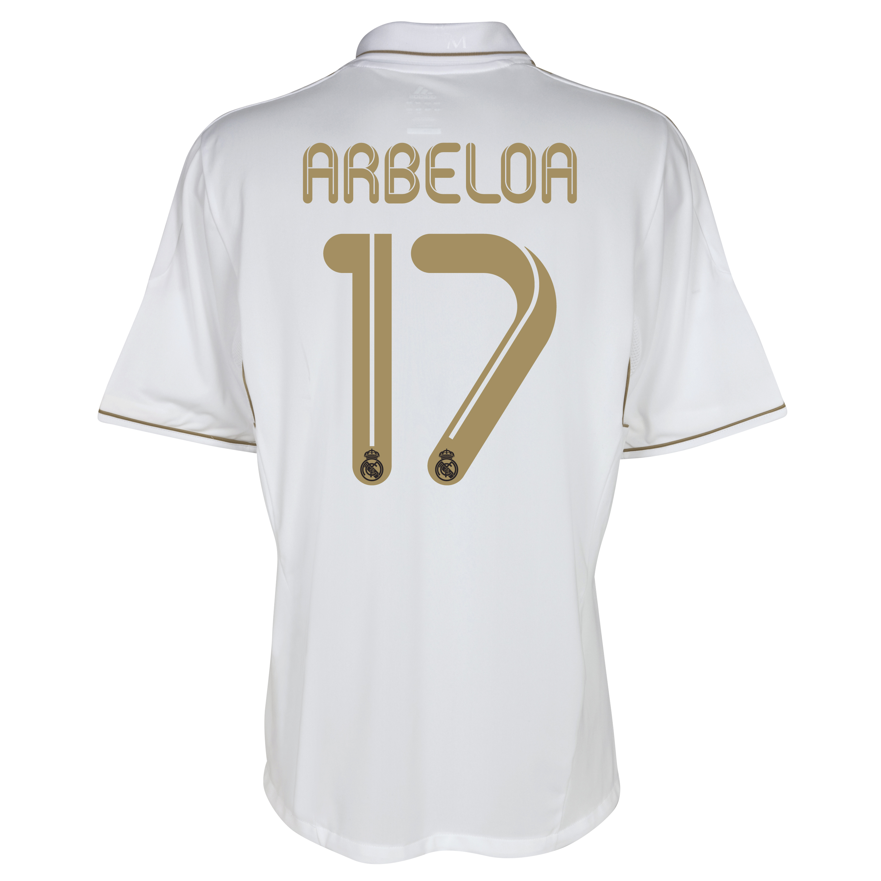 Real Madrid Home Shirt 2011/12 with Arbeloa 17 printing