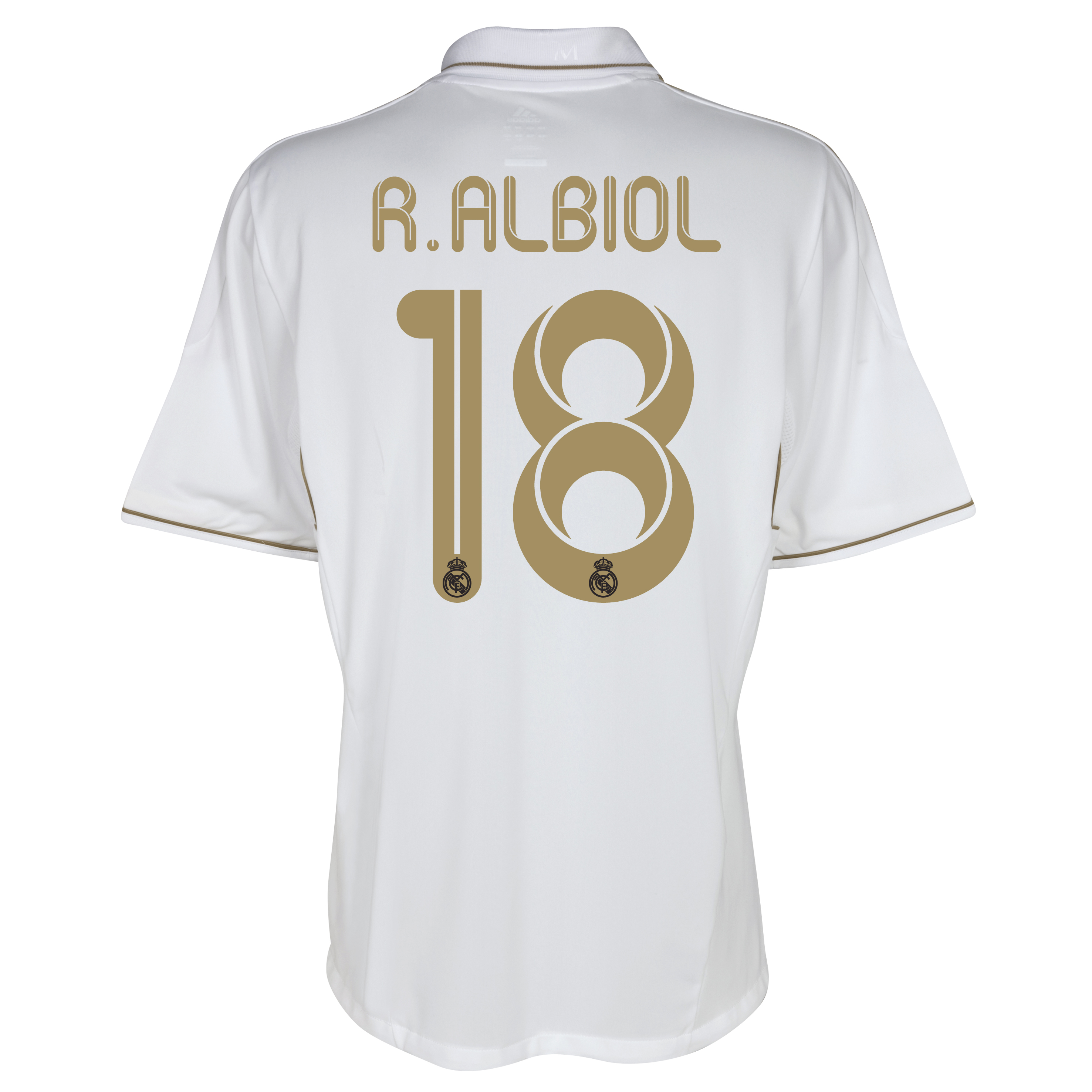 Real Madrid Home Shirt 2011/12 with R.Albiol 18 printing