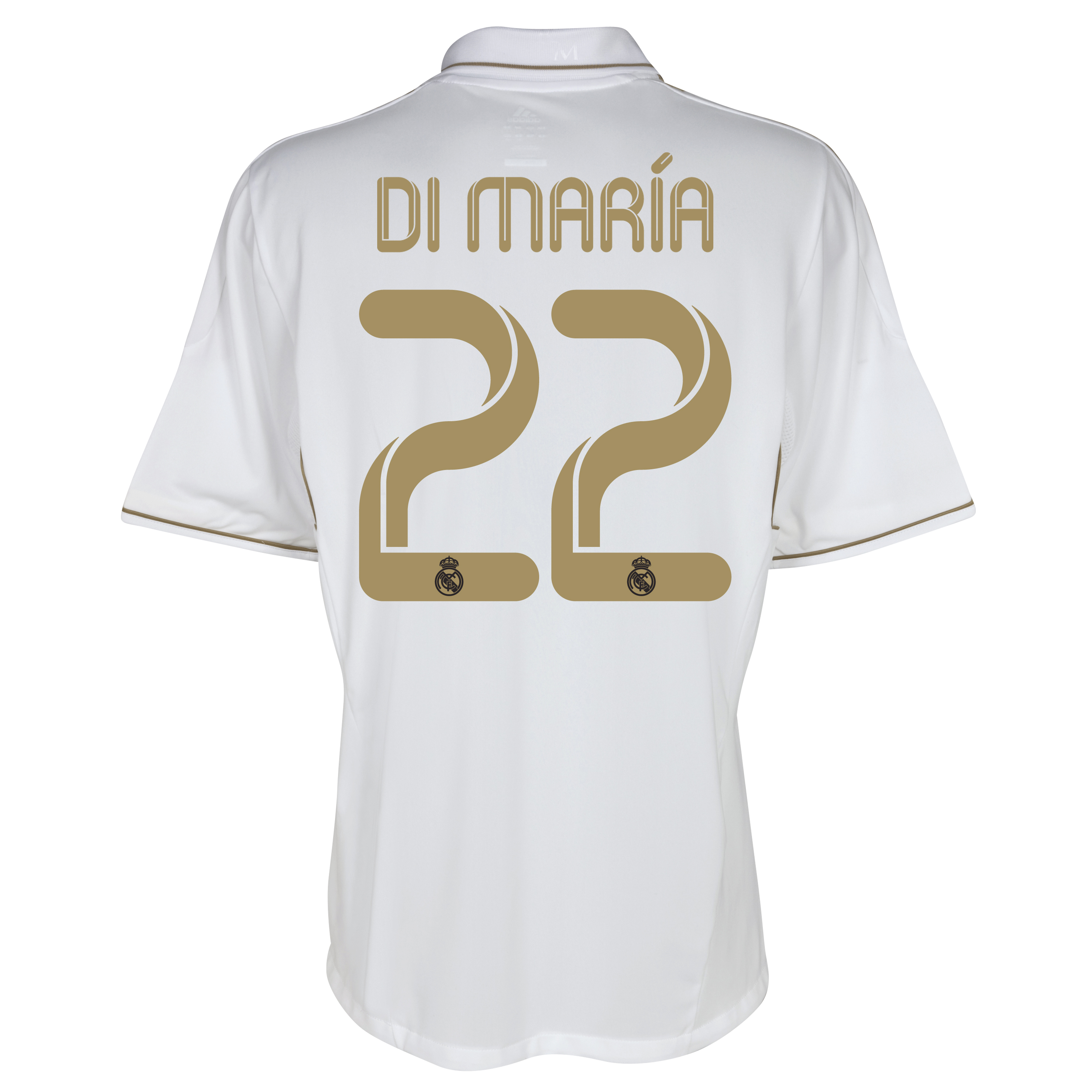 Real Madrid Home Shirt 2011/12 with Di María 22 printing
